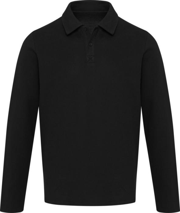 Polo de manga comprida unissexo