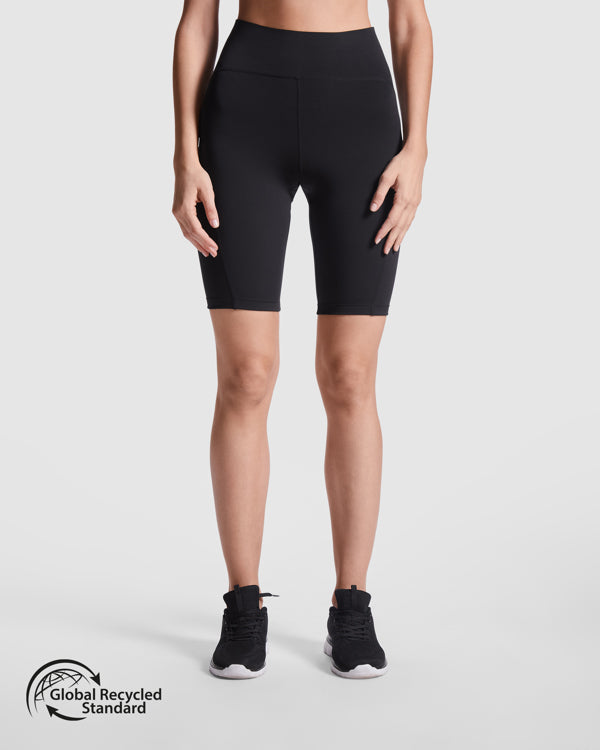 Leggings curtas de compressão recicladas