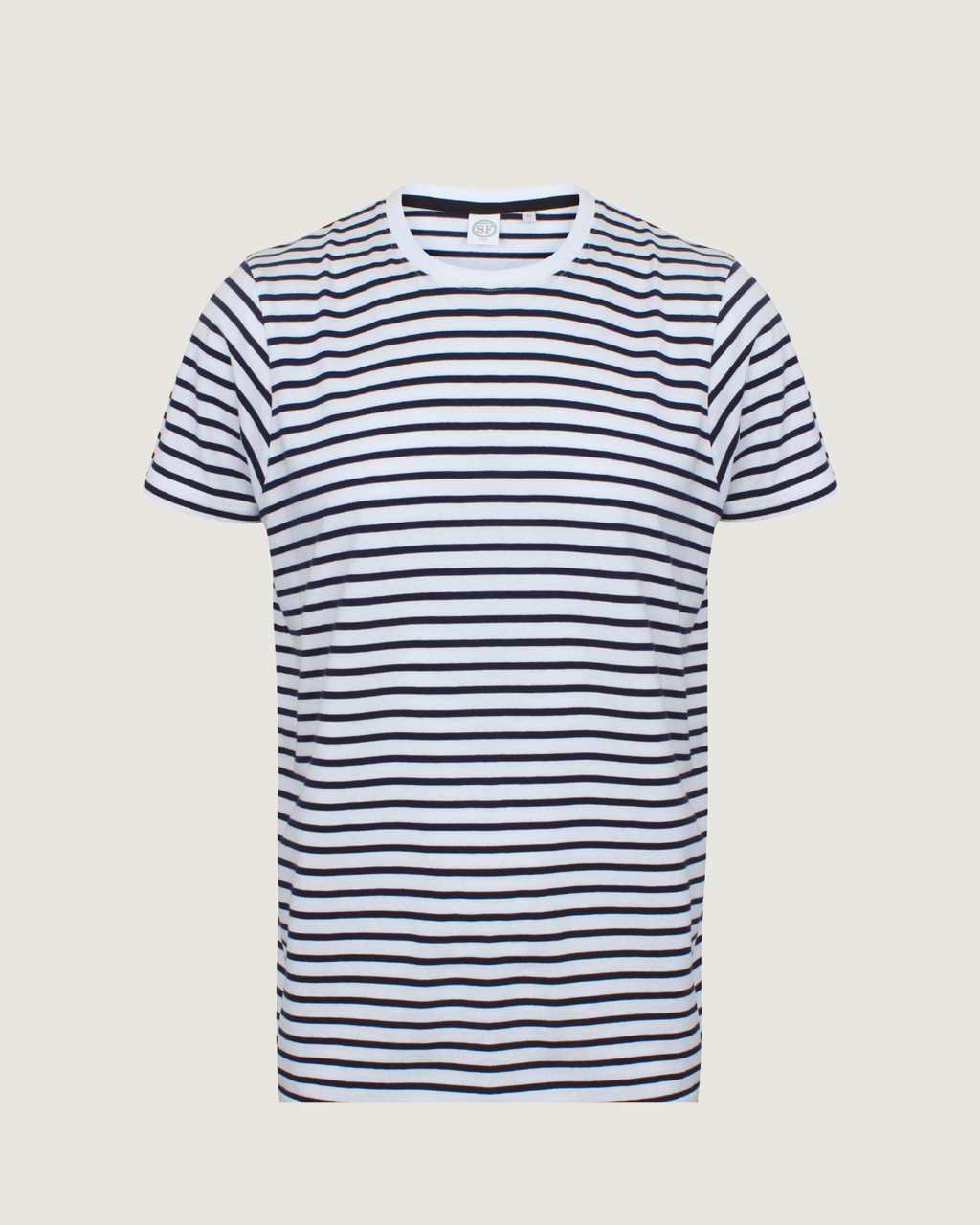 T-shirt unissexo às riscas