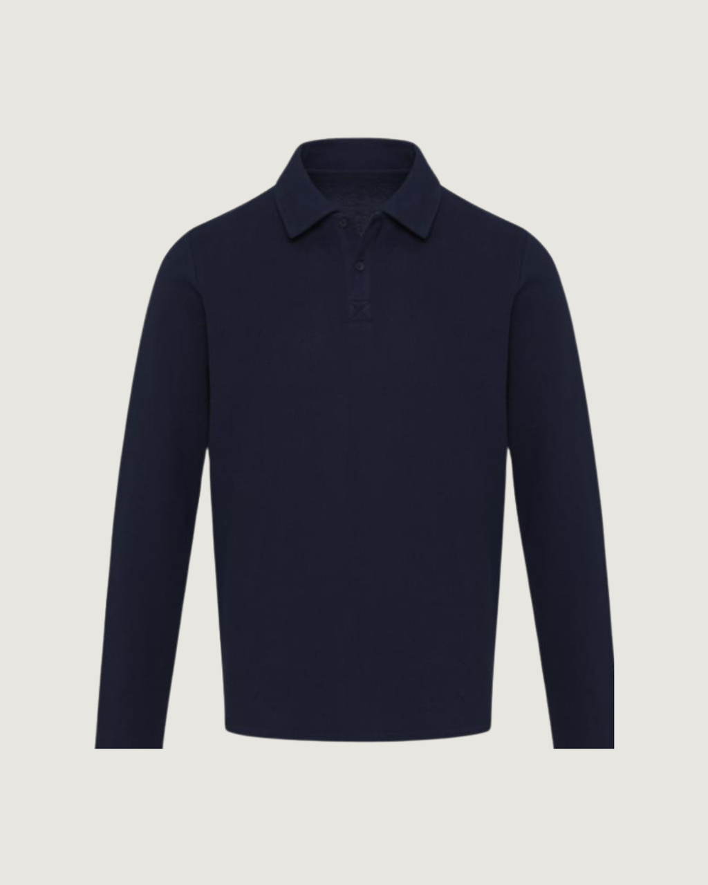 Polo de manga comprida unissexo