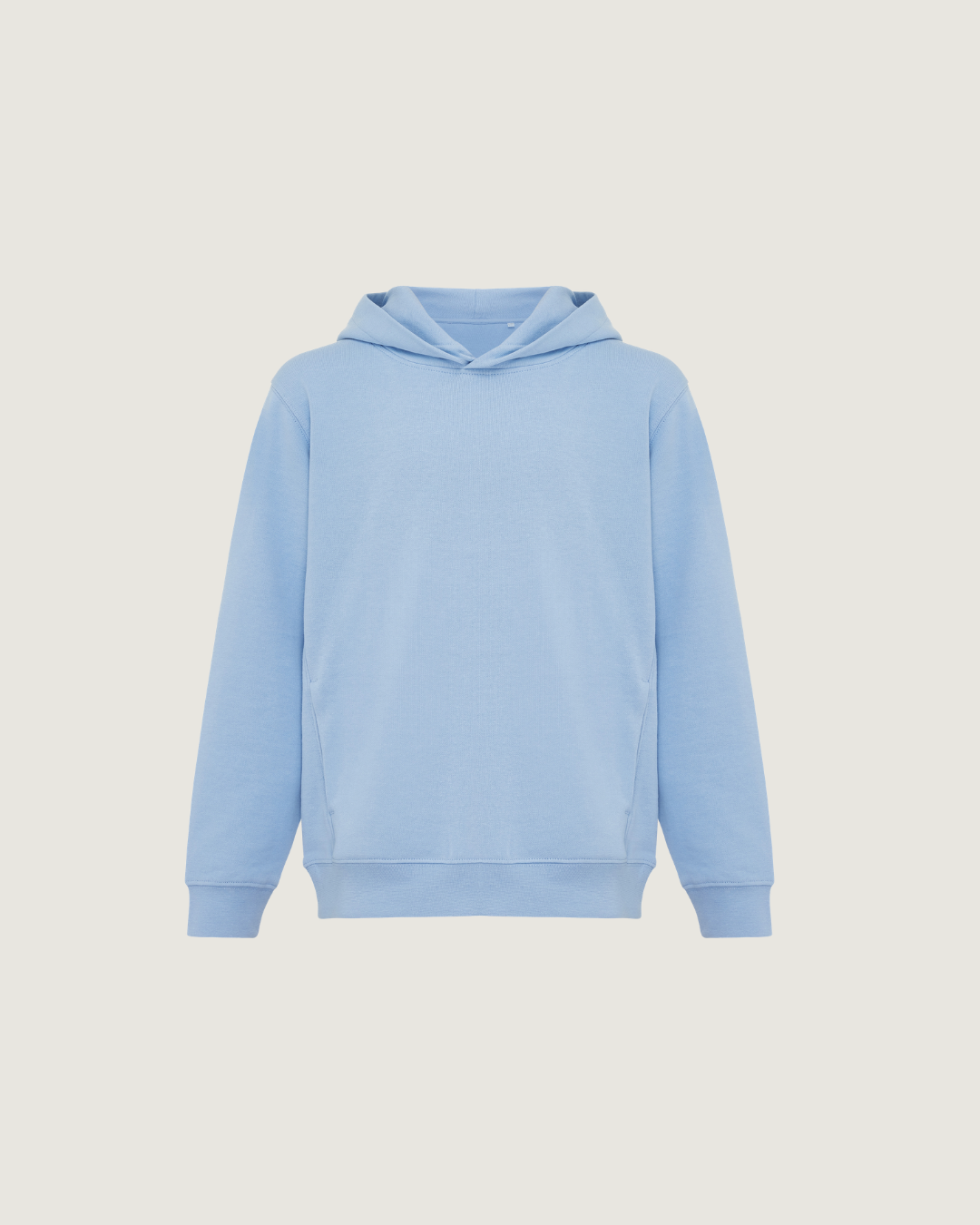 Sweatshirt de criança em algodão reciclado com bolsos laterais.
