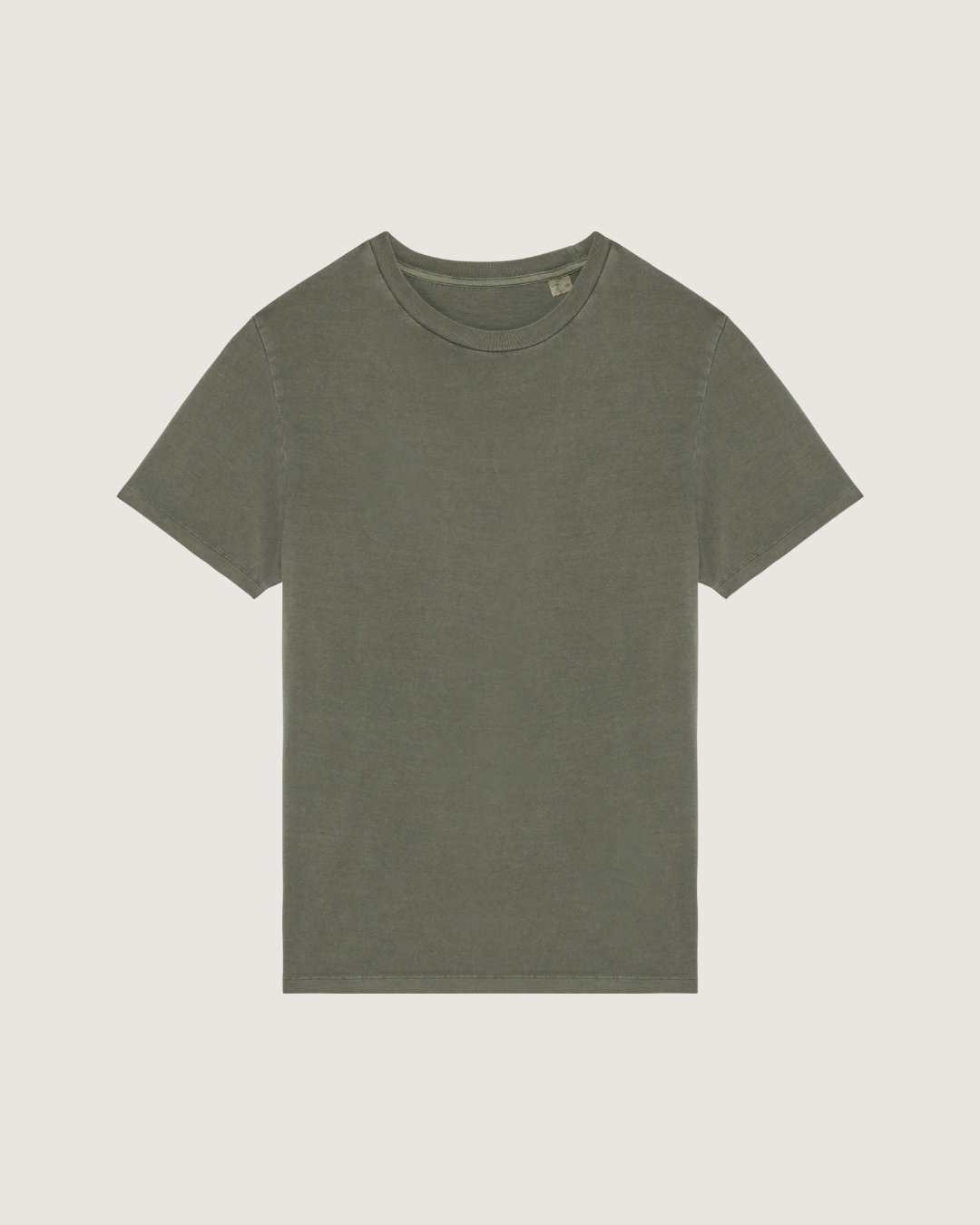 T-shirt com aspecto lavado unisexo
