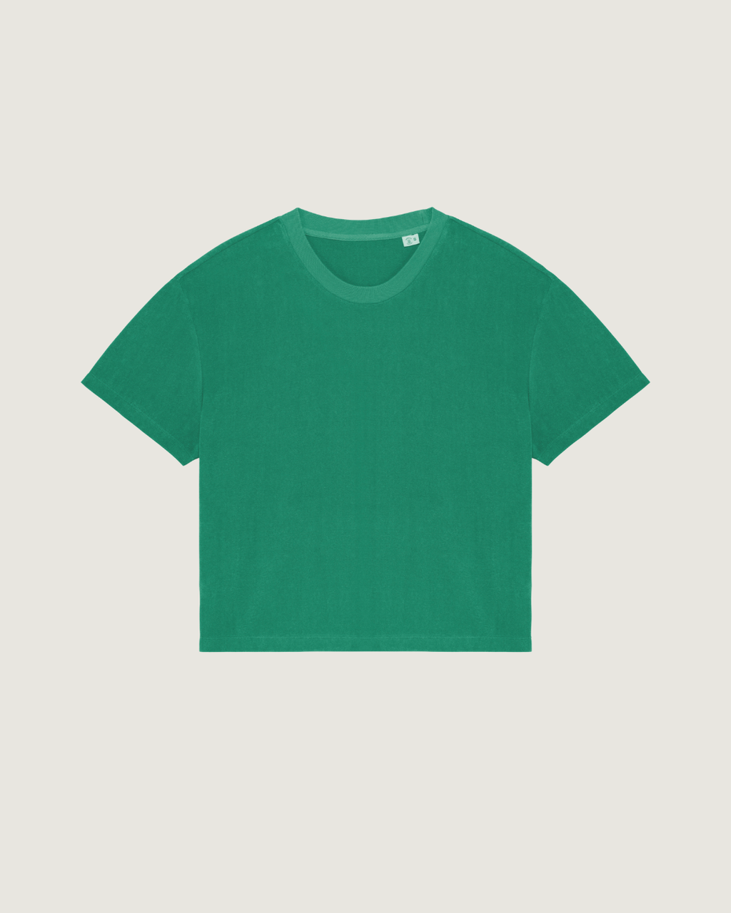 T-shirt em malha turca de senhora Eco