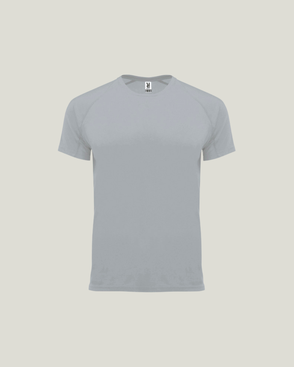 T-shirt técnica respirável com manga raglan