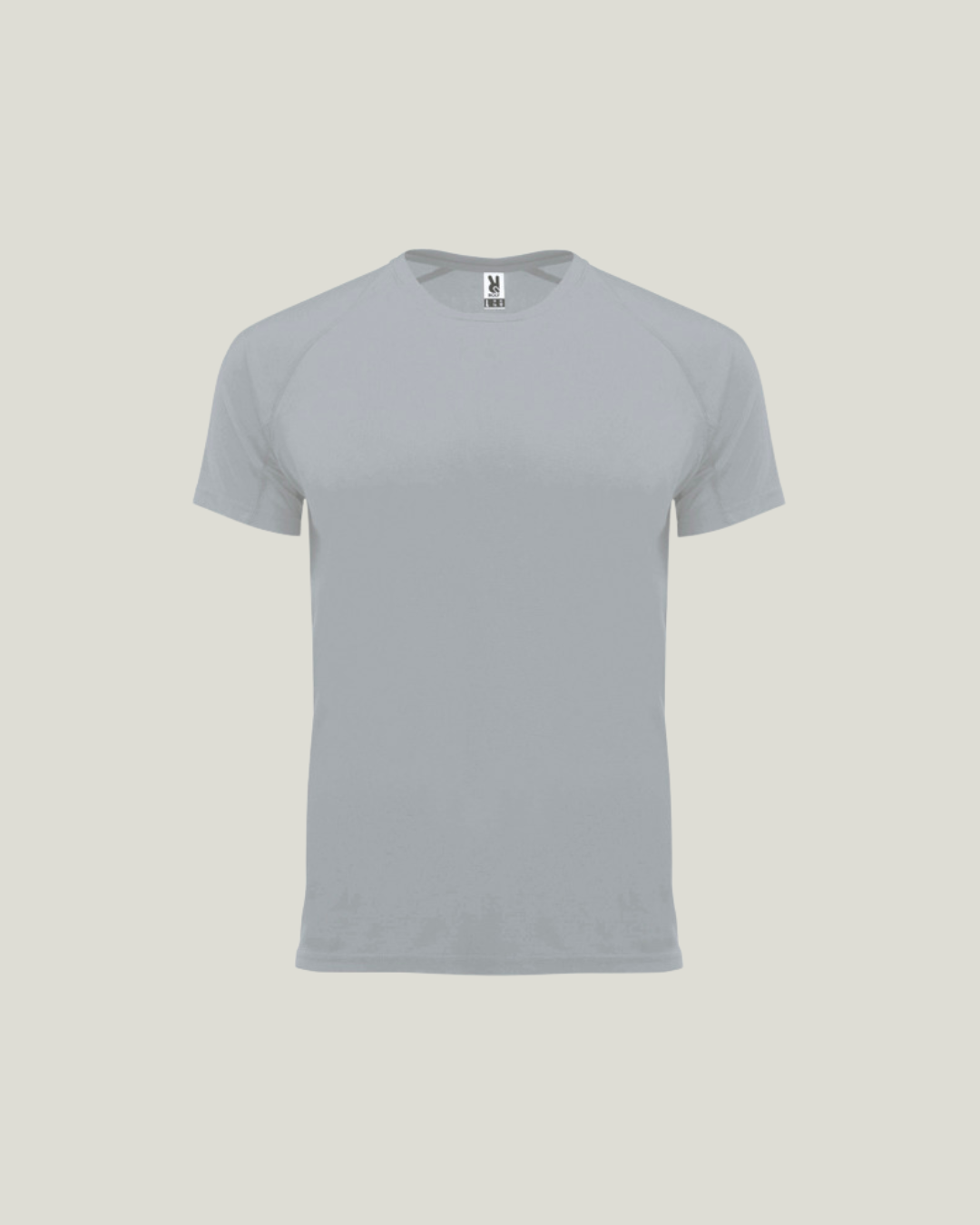 T-shirt técnica respirável com manga raglan