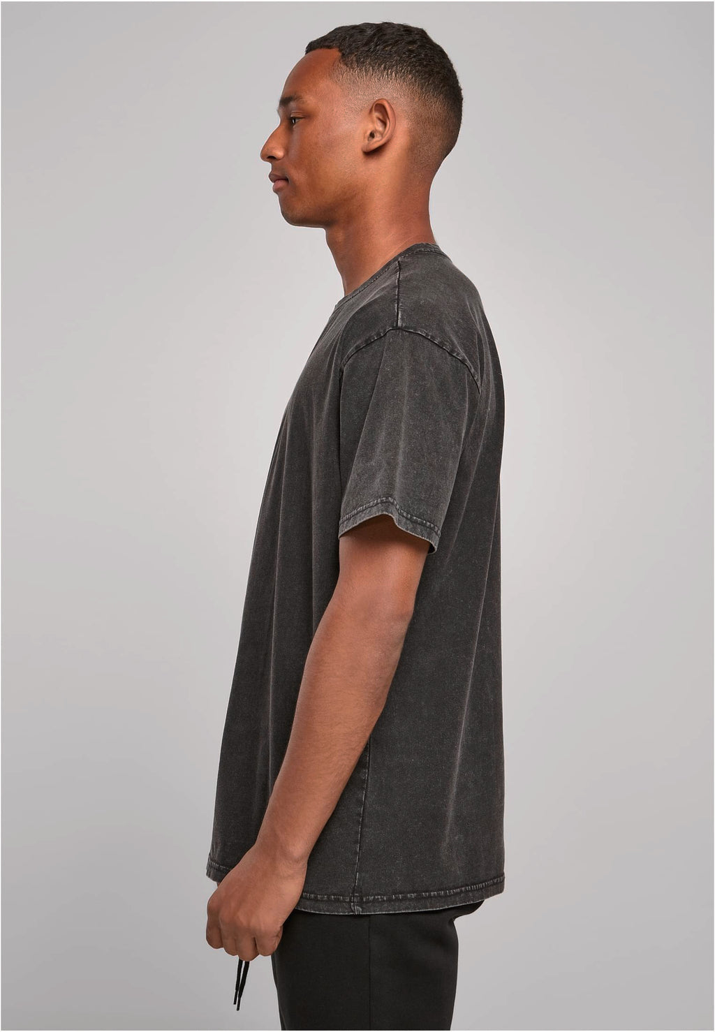 T-shirt Washed Black - 240 g/m²
