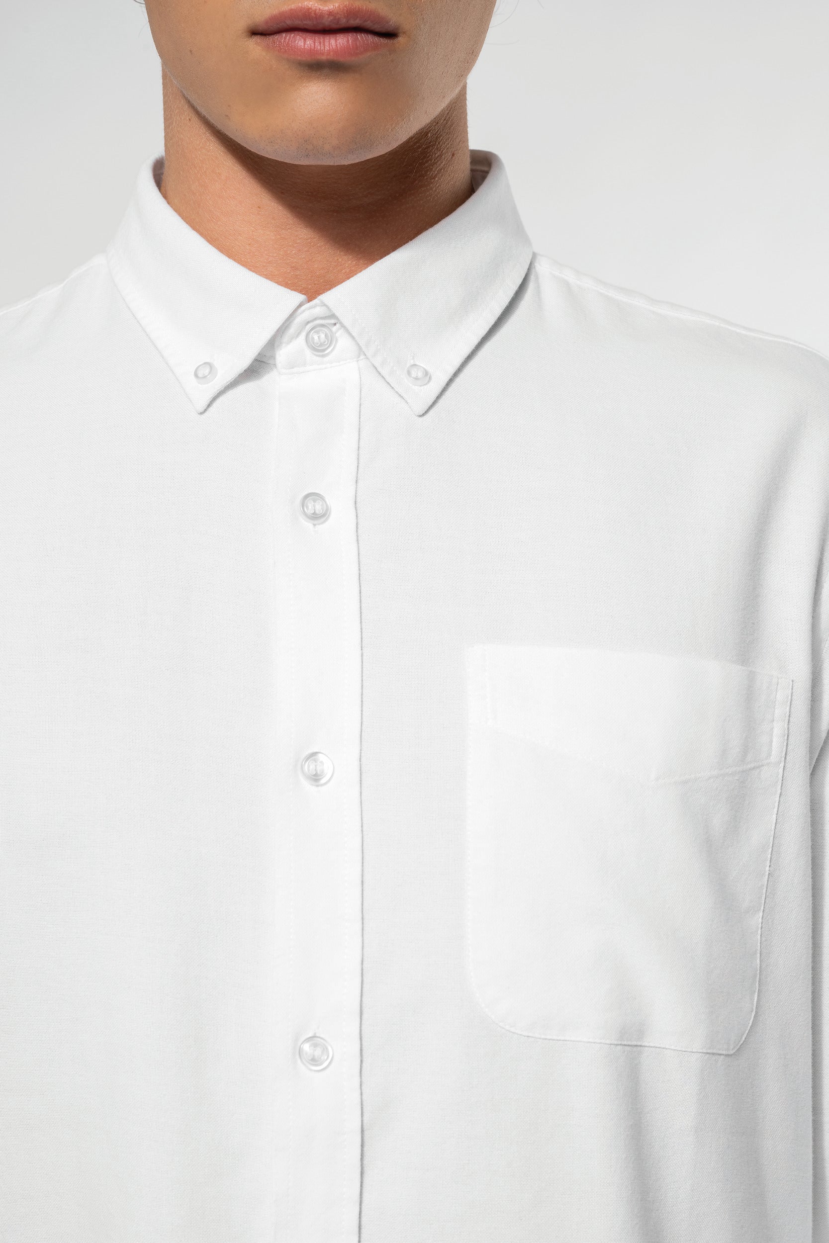 Camisa Oxford de manga comprida