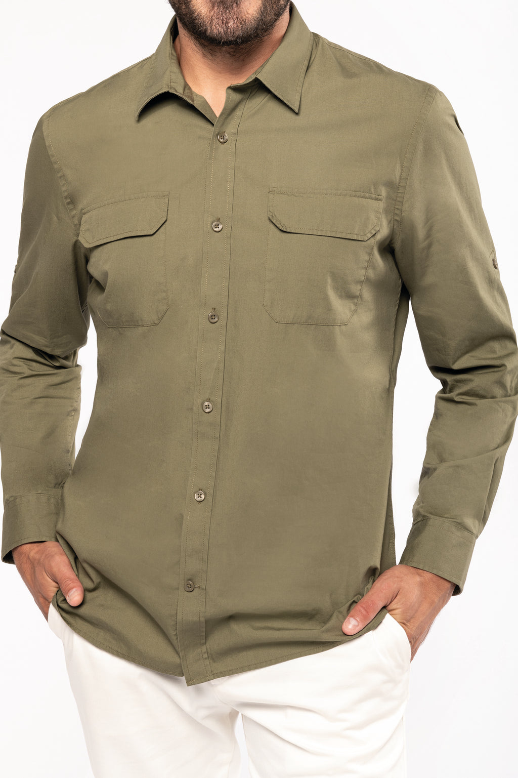 Camisa Safari para Homem