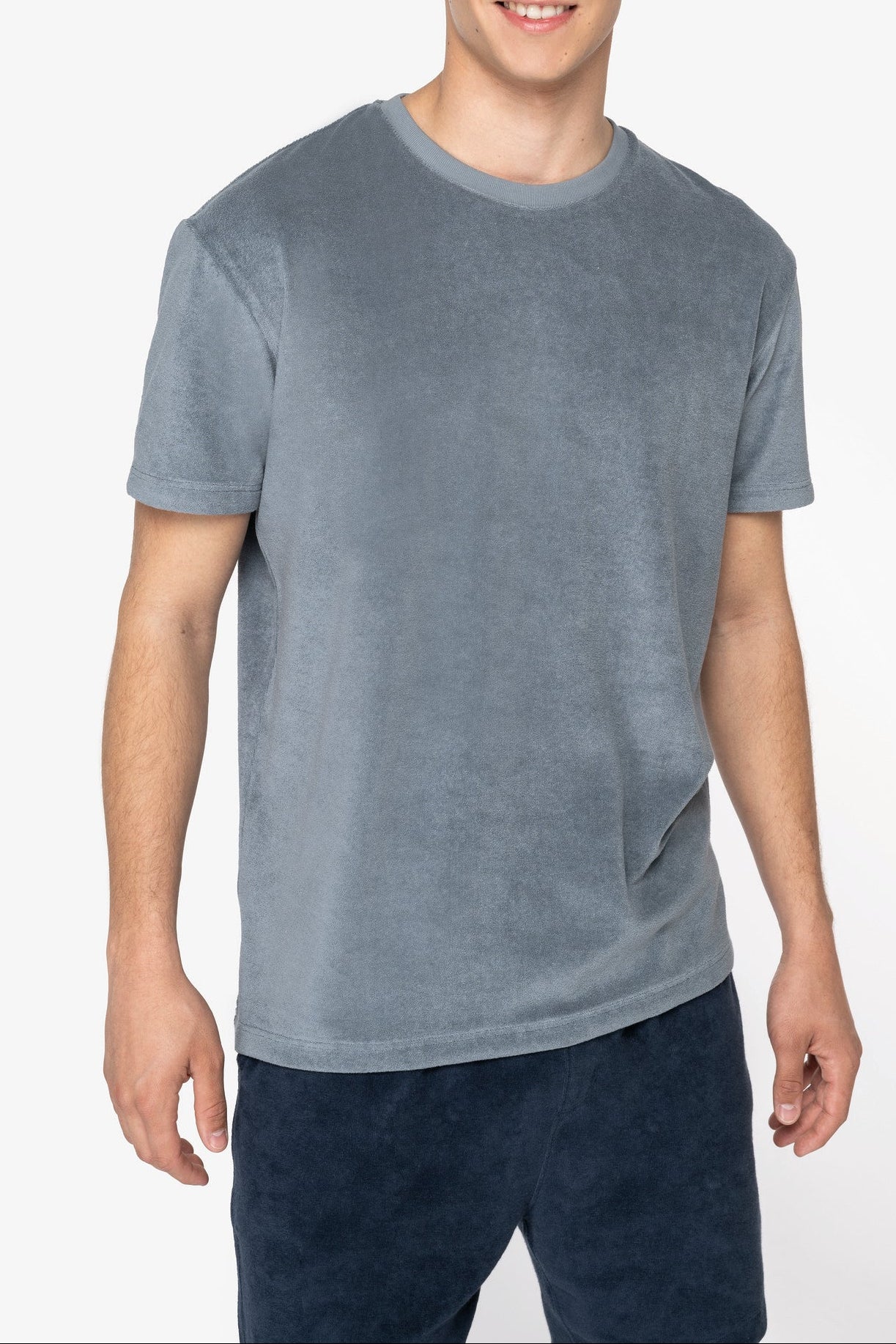T-shirt em malha turca de homem Eco