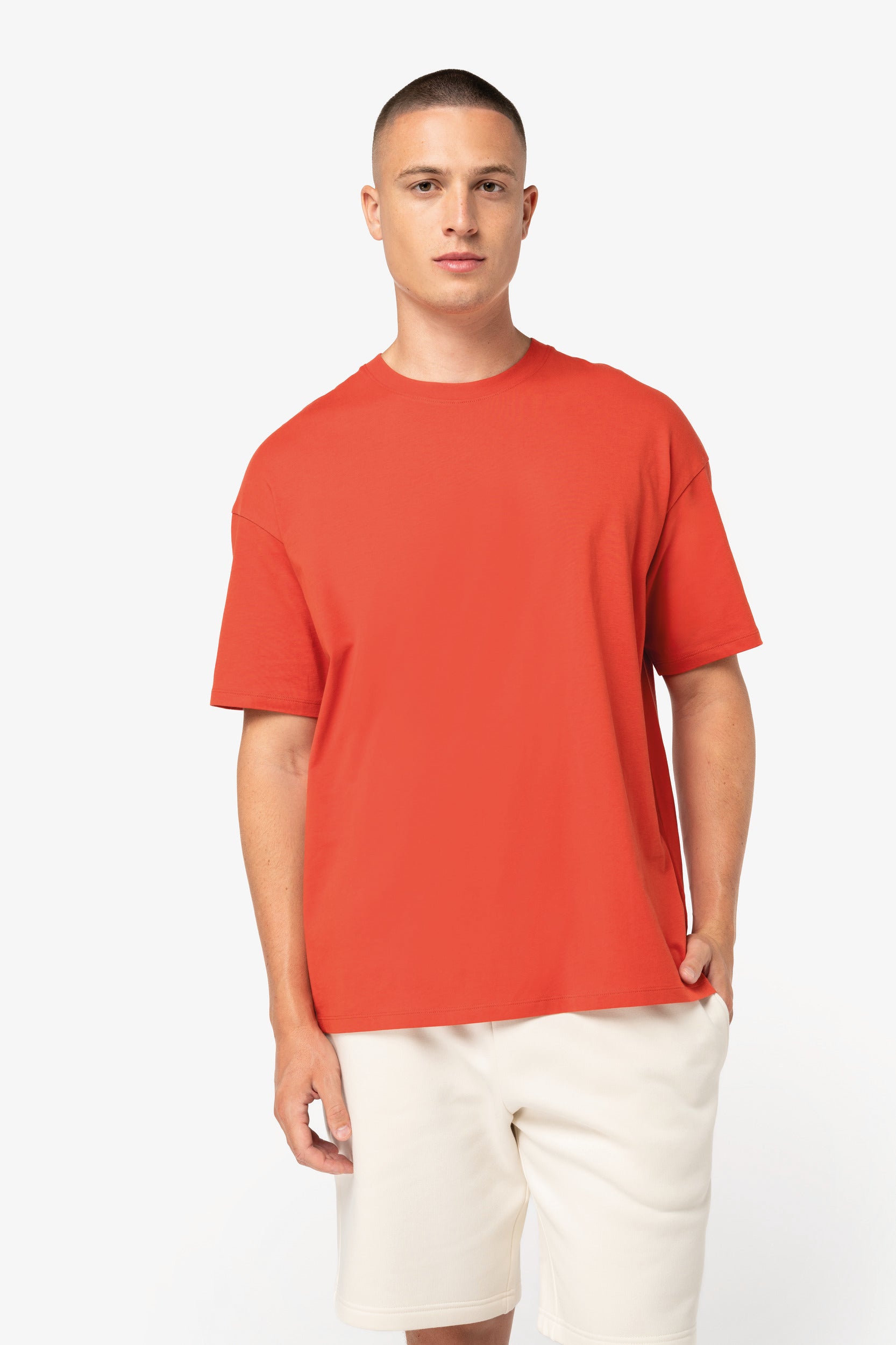 T-shirt oversize eco-responsável de homem