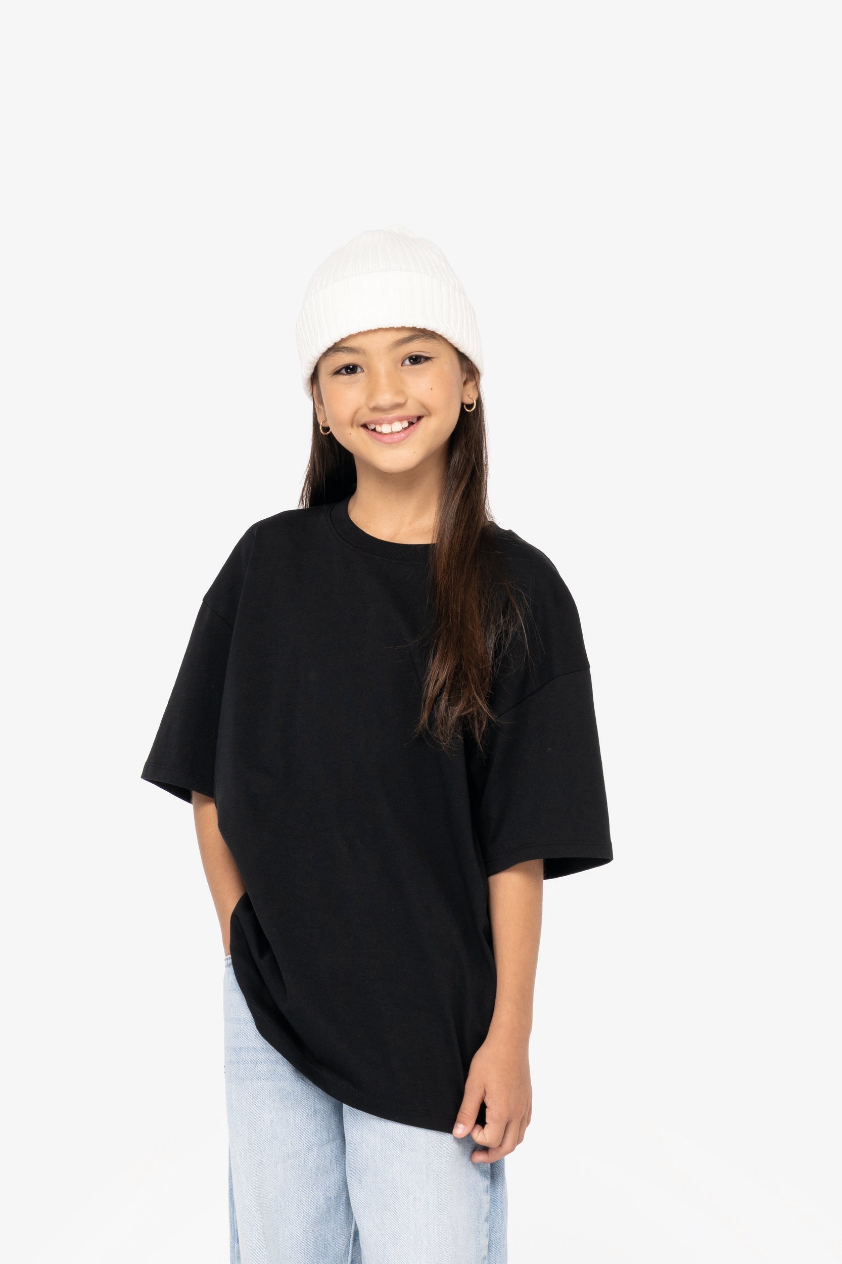 T-shirt eco-responsável oversize de criança
