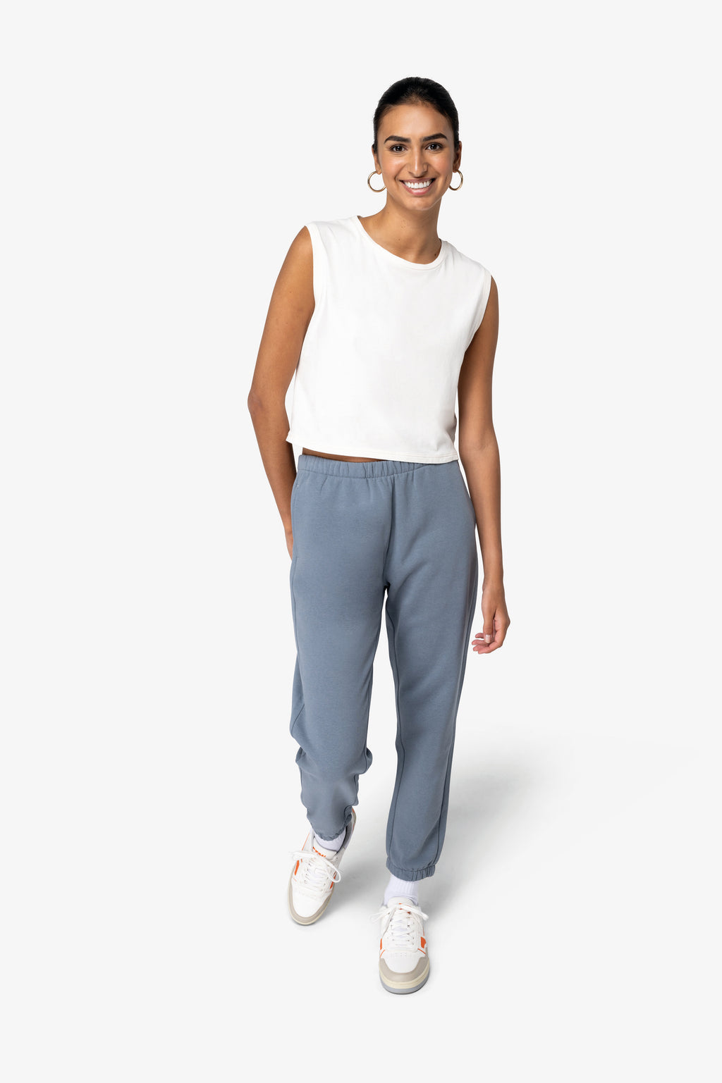 Calças de jogging eco-responsáveis de senhora