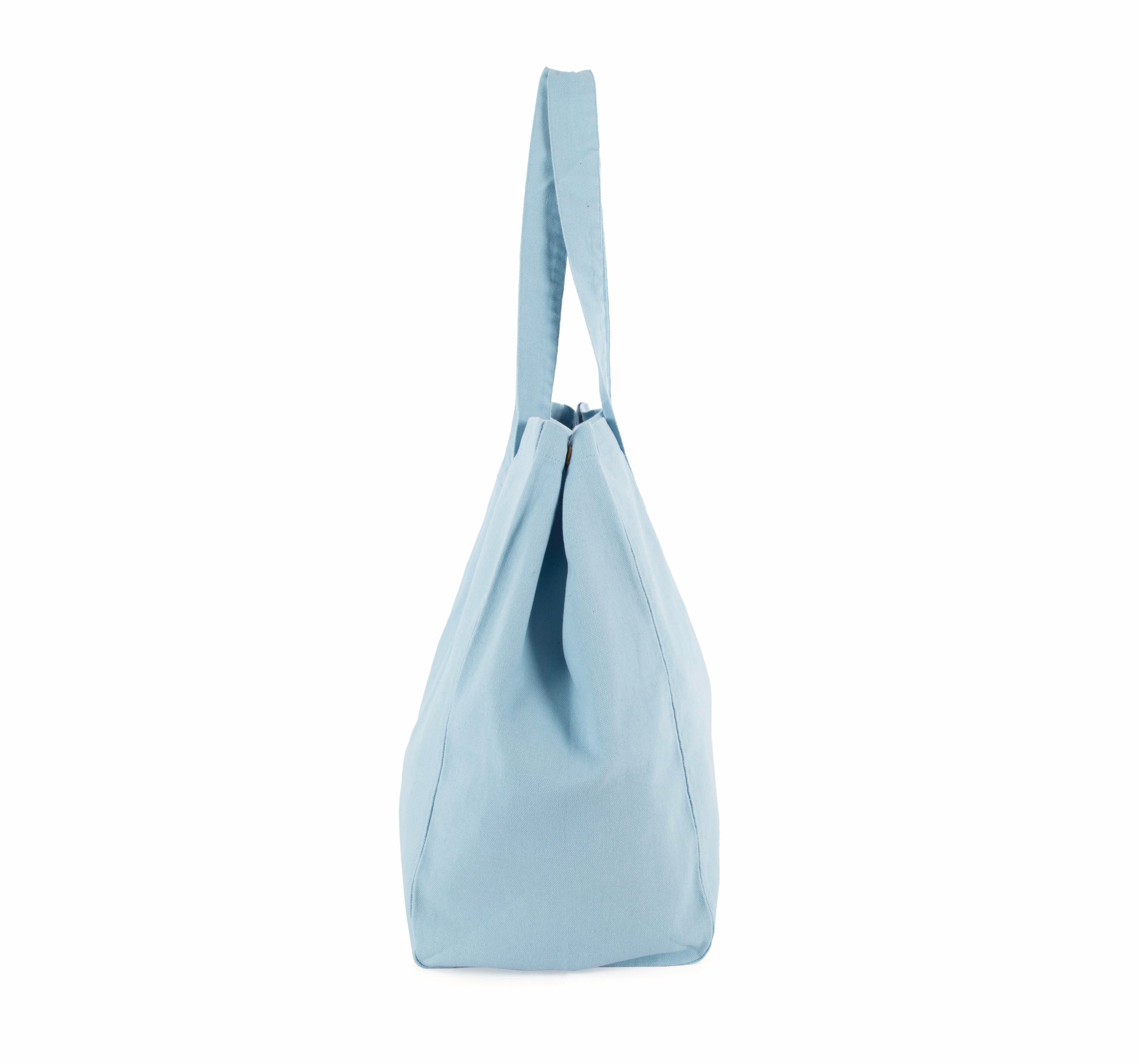 Saco de compras em algodão com aspecto lavado,  310 g
