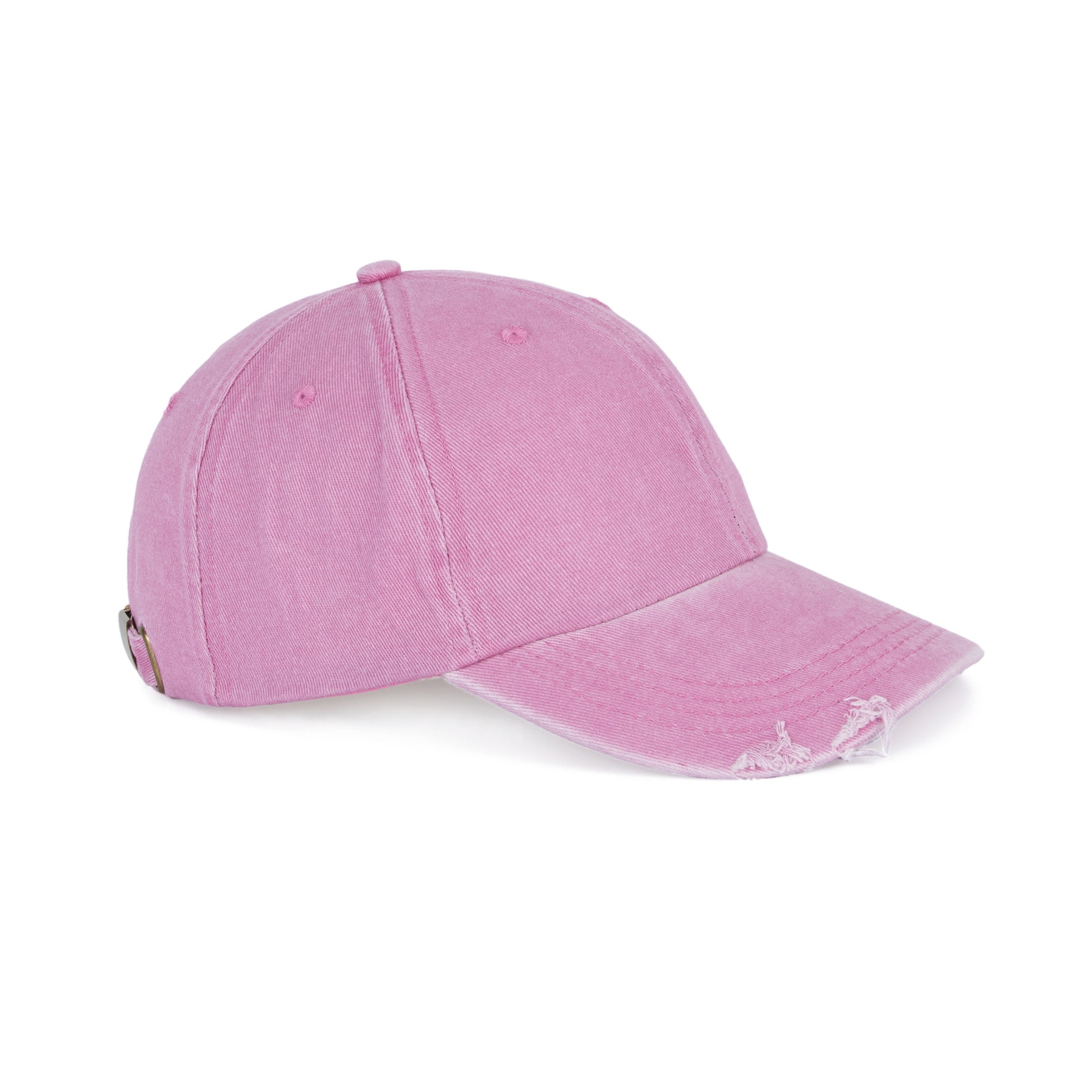 Boné vintage com efeito rasgado - 6 painéis