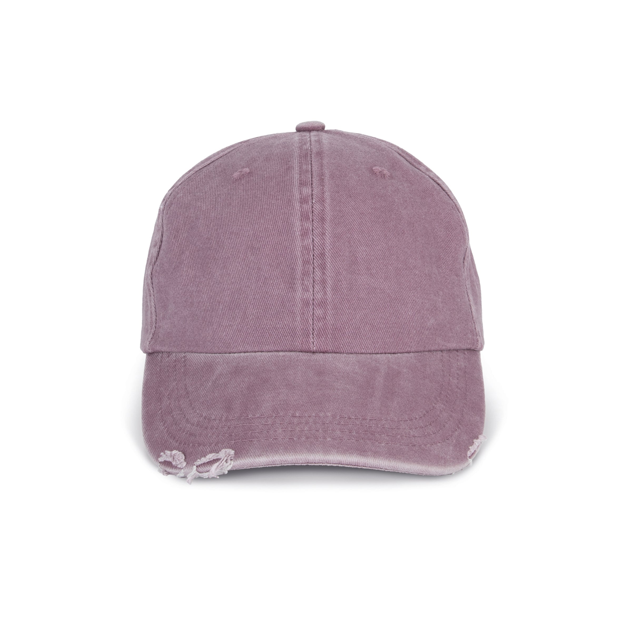 Boné vintage com efeito rasgado - 6 painéis
