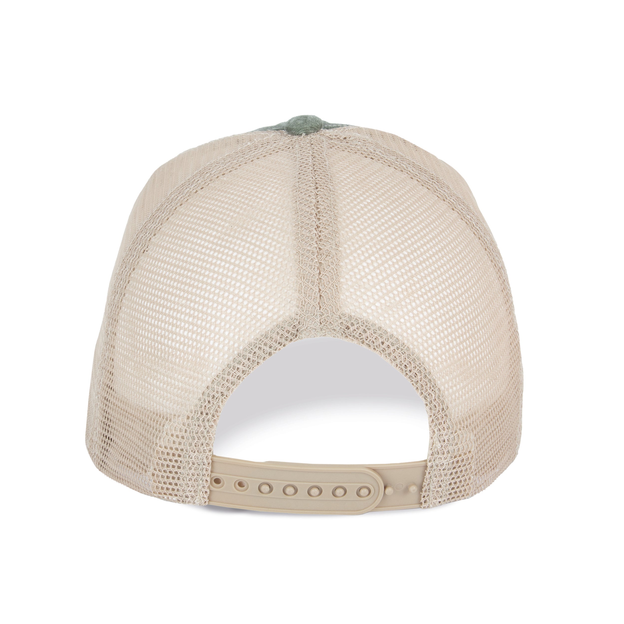 Boné trucker eco-responsável com efeito rasgado unissexo