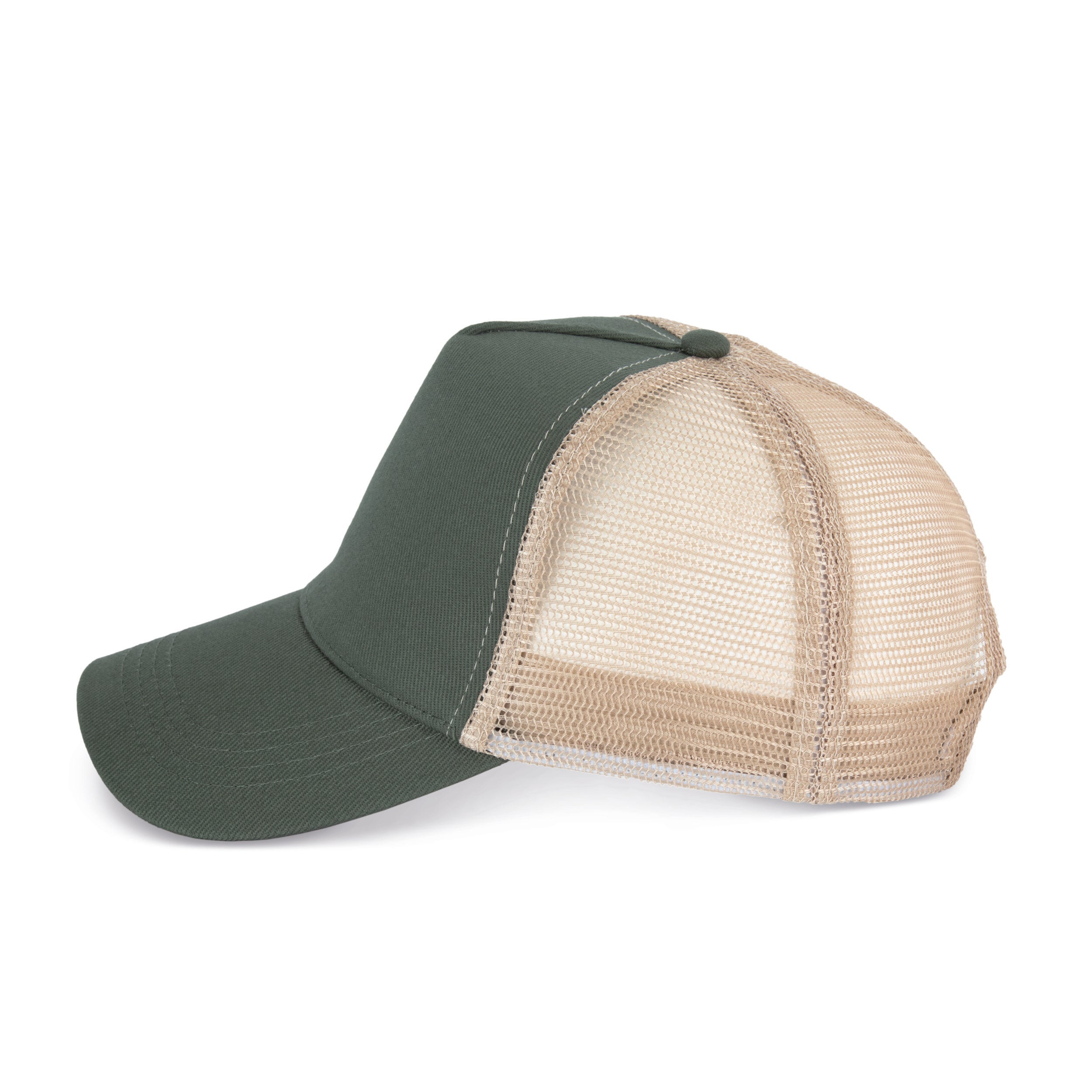 Boné trucker eco-responsável 5 painéis unissexo