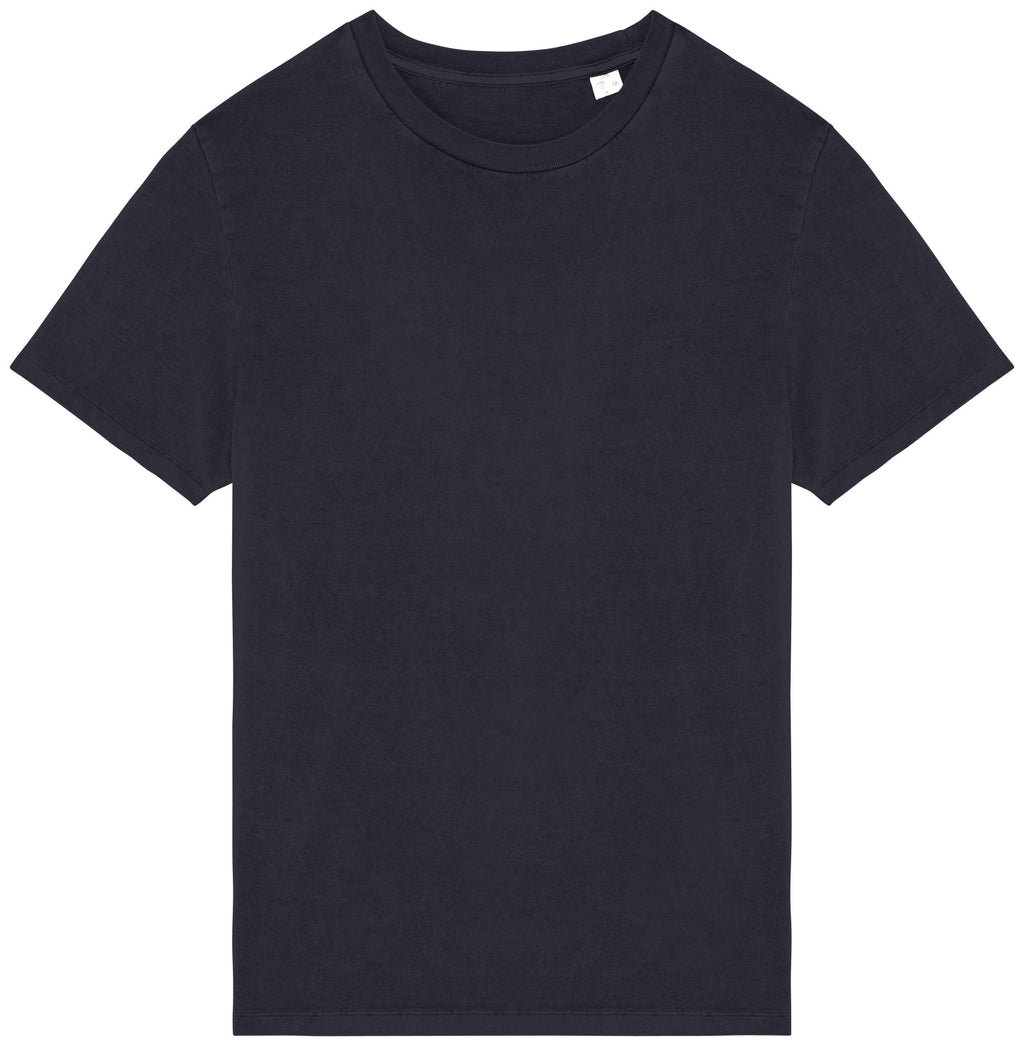 T-shirt eco-responsável com aspecto lavado unissexo