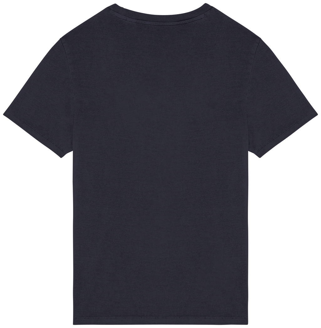 T-shirt eco-responsável com aspecto lavado unissexo
