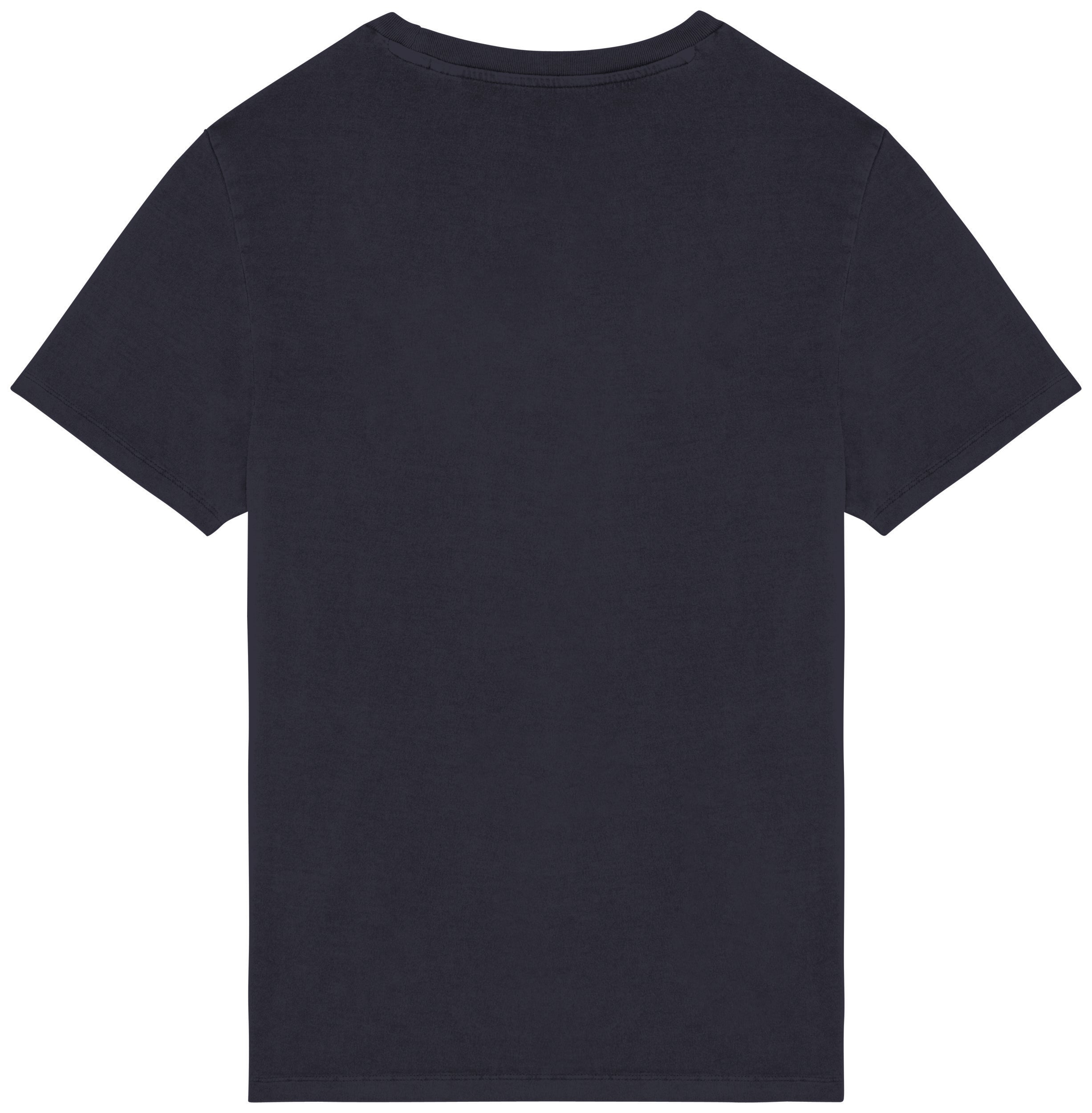 T-shirt eco-responsável com aspecto lavado unissexo