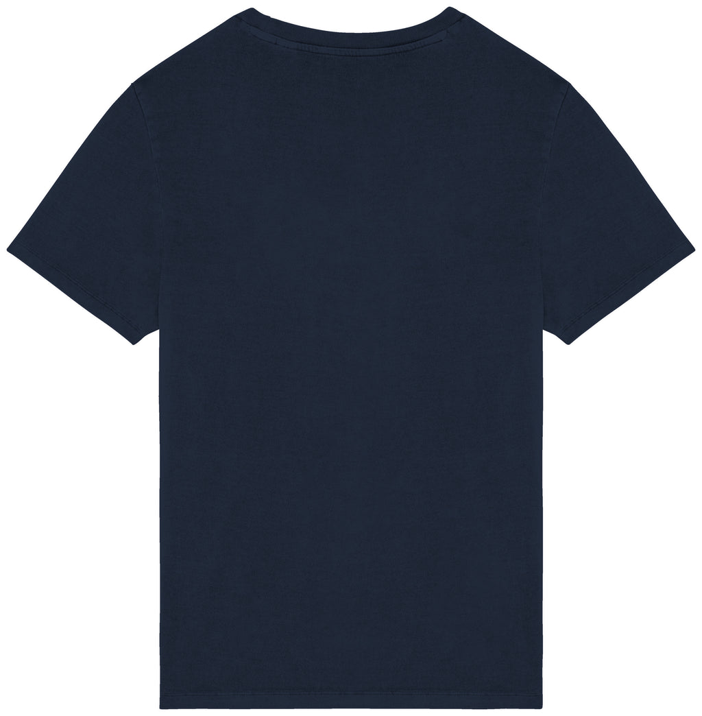 T-shirt eco-responsável com aspecto lavado unissexo