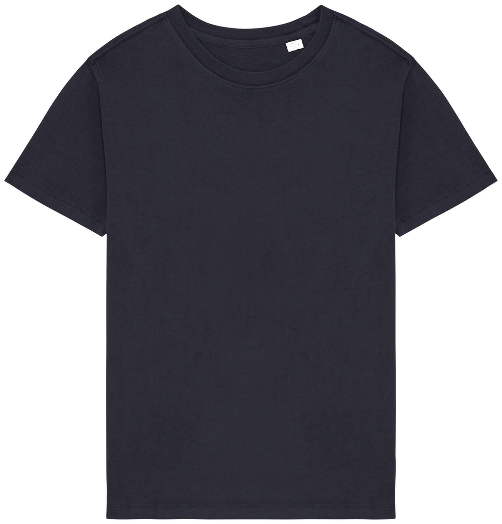 T-shirt com aspecto lavado unisexo
