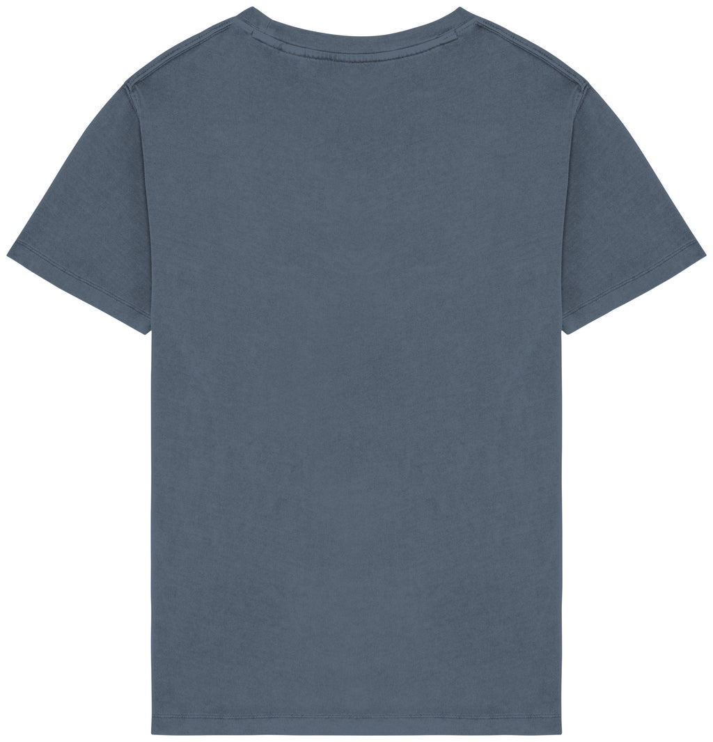 T-shirt com aspecto lavado unisexo