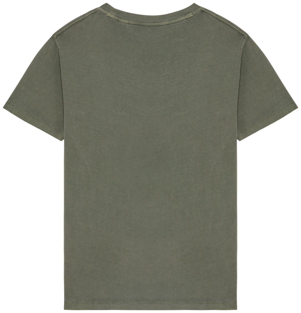 T-shirt com aspecto lavado unisexo