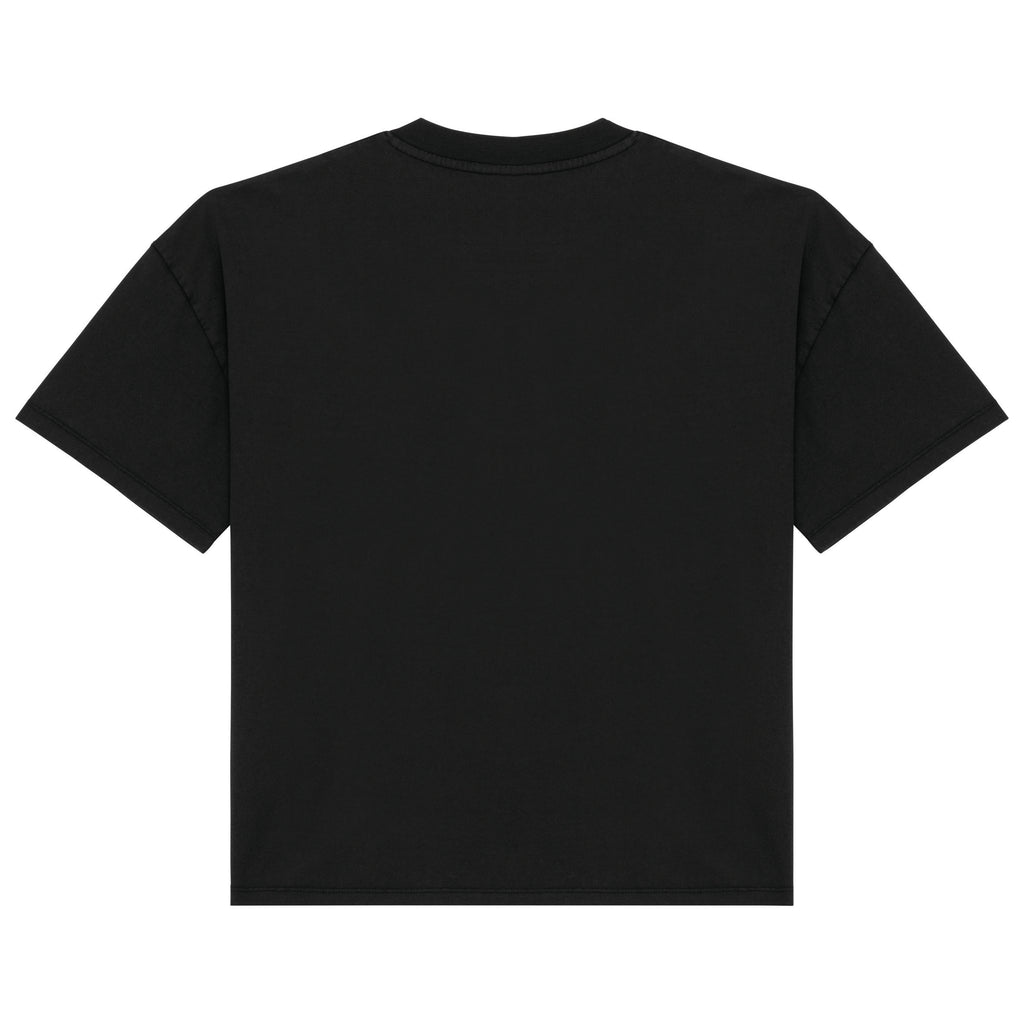 T-shirt eco-responsável aspecto lavado oversize de senhora