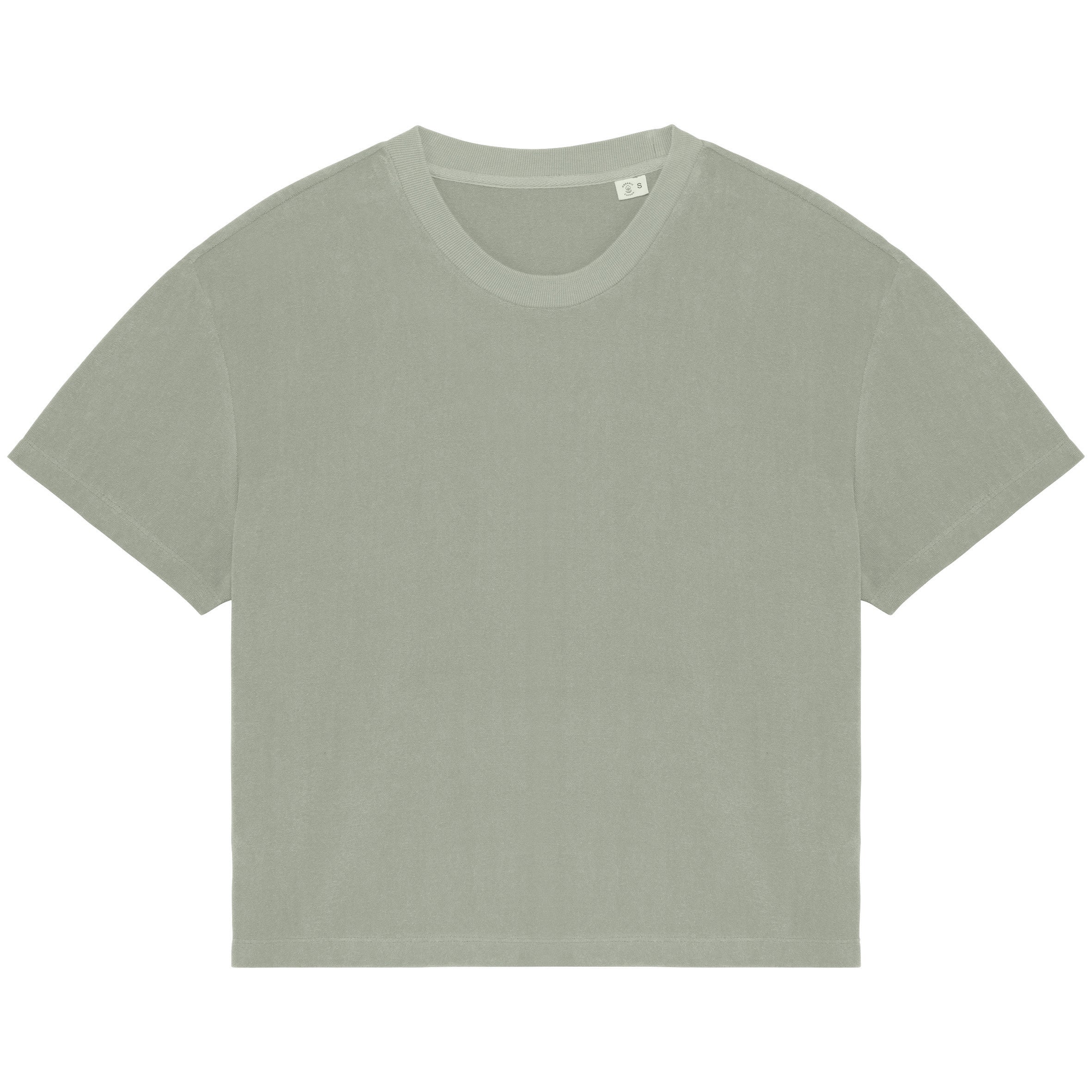 T-shirt em malha turca de senhora Eco