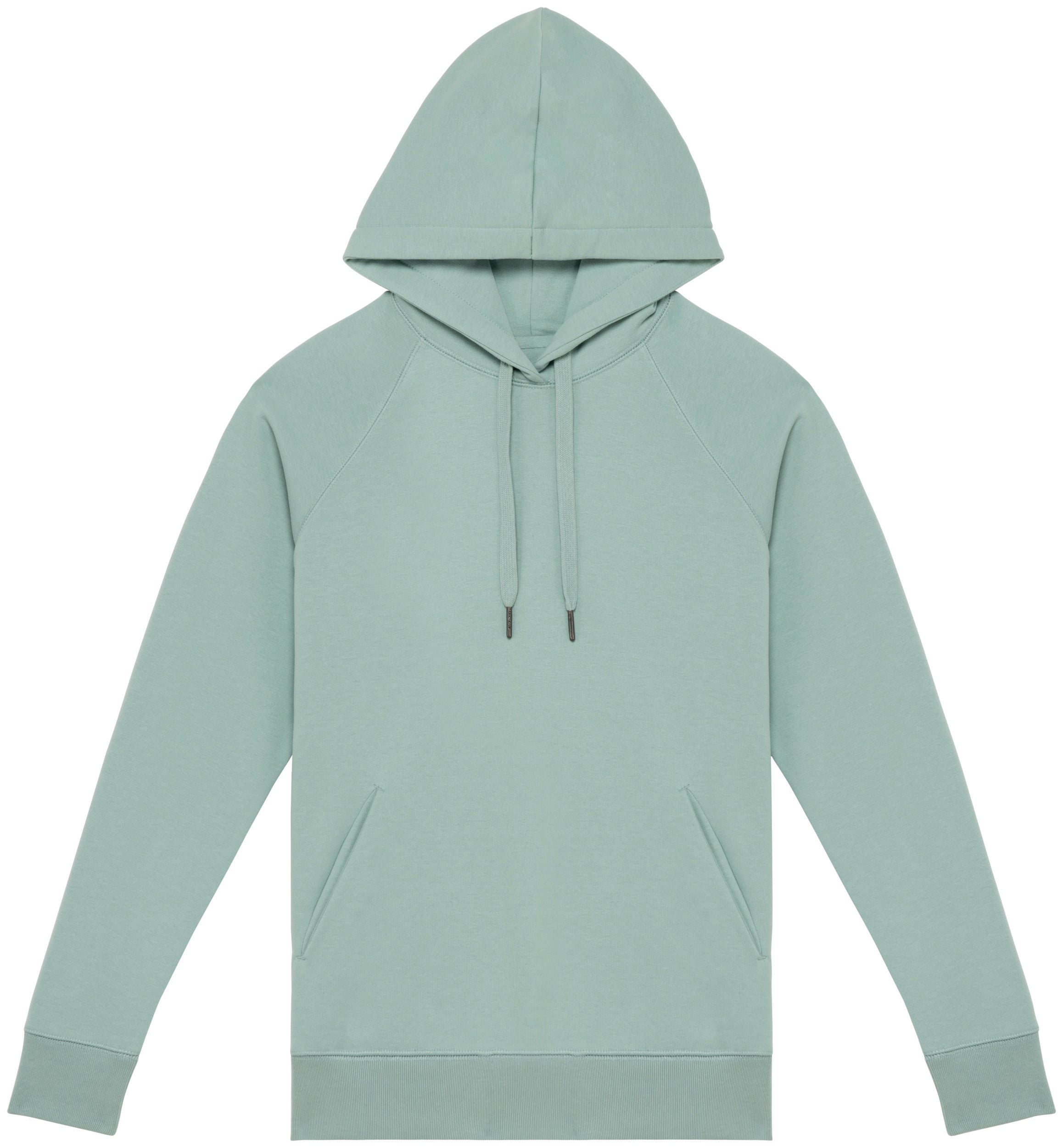 Sweatshirt raglan eco-responsável com capuz de senhora