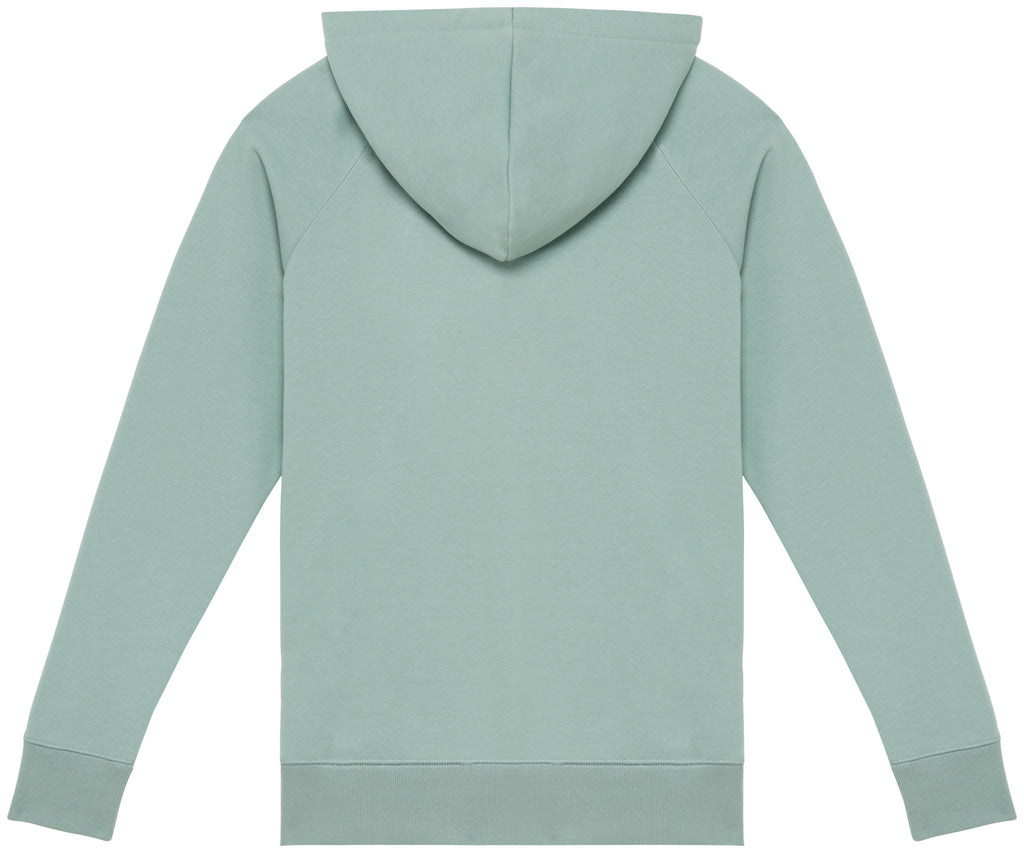 Sweatshirt raglan eco-responsável com capuz de senhora