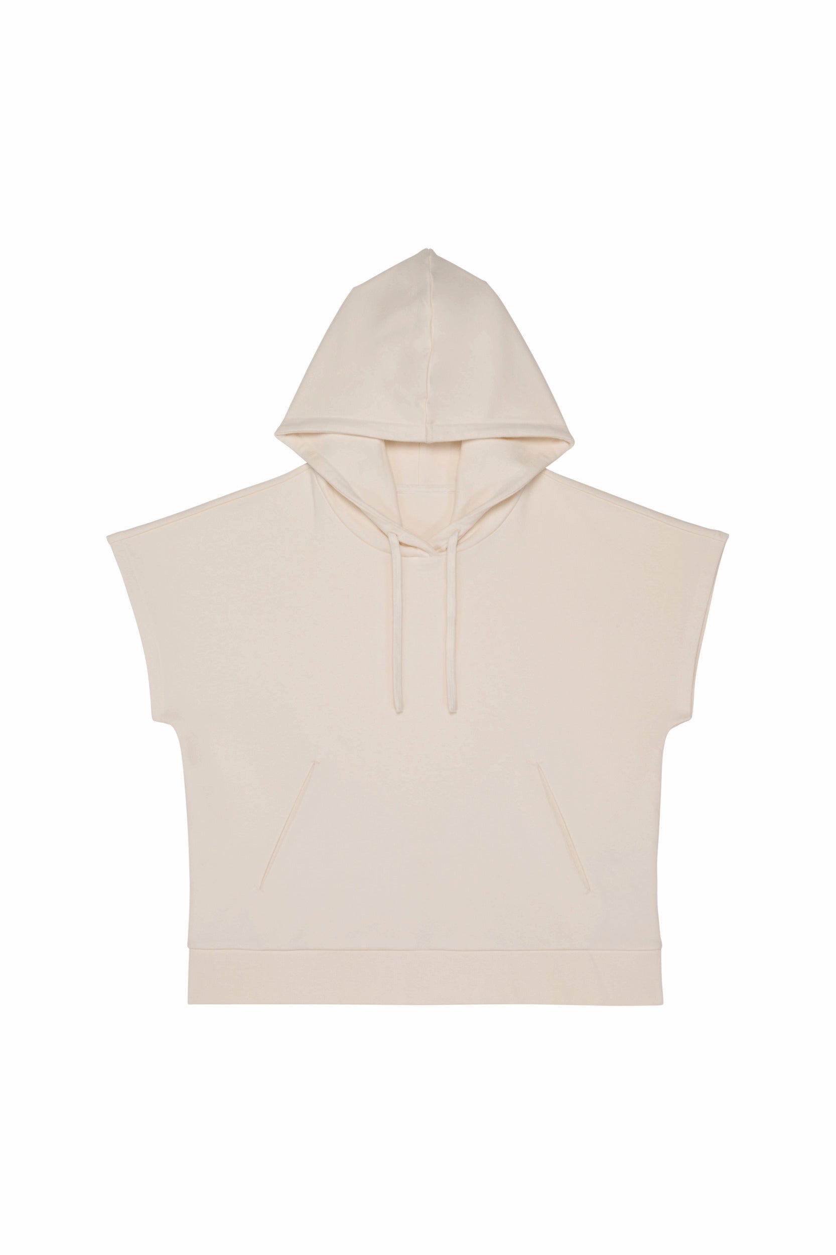 Sweatshirt eco-responsável oversize sem manga French Terry de senhora