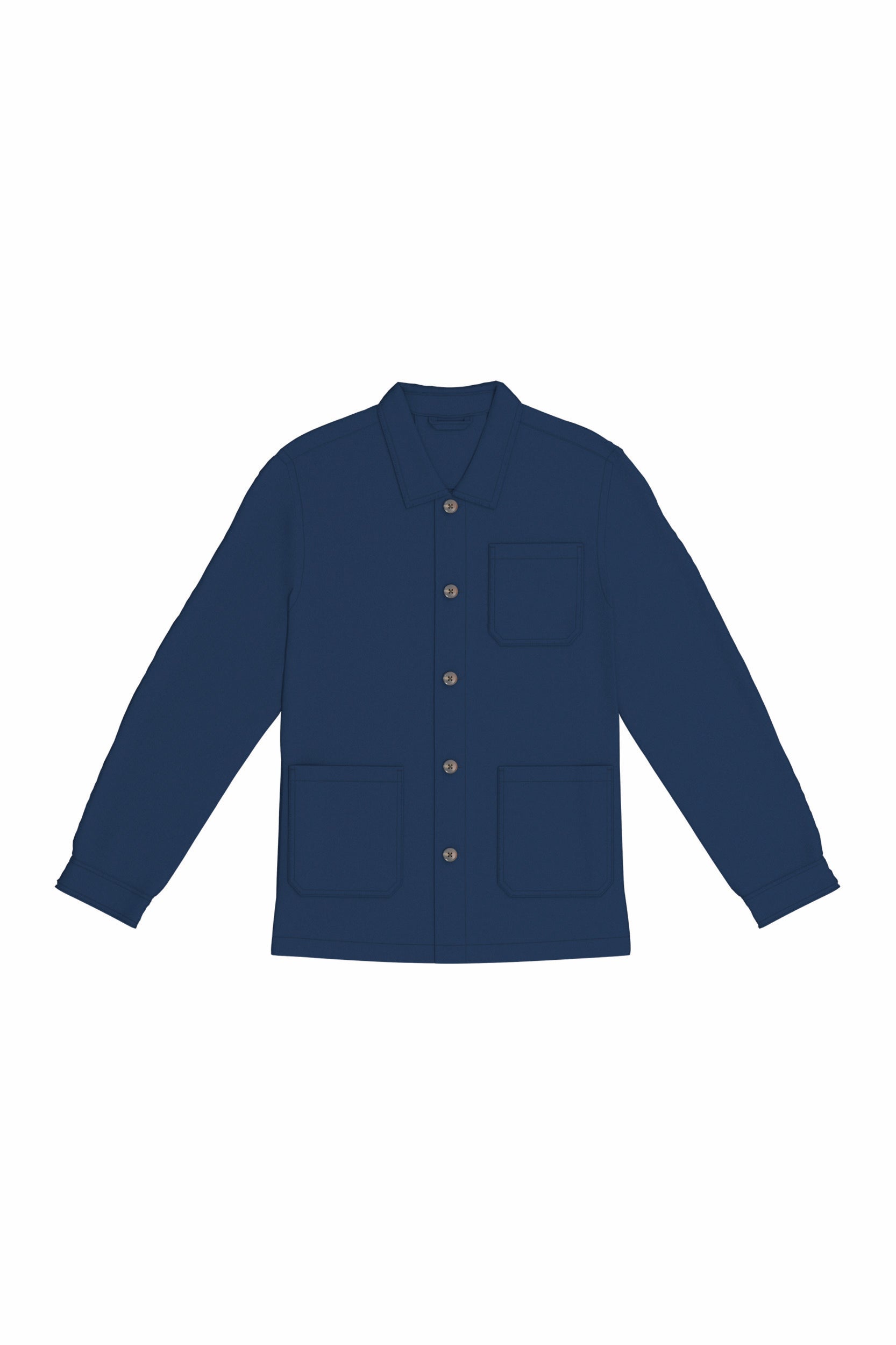 Sobrecamisa worker eco-responsàvel com aspecto lavado unissexo
