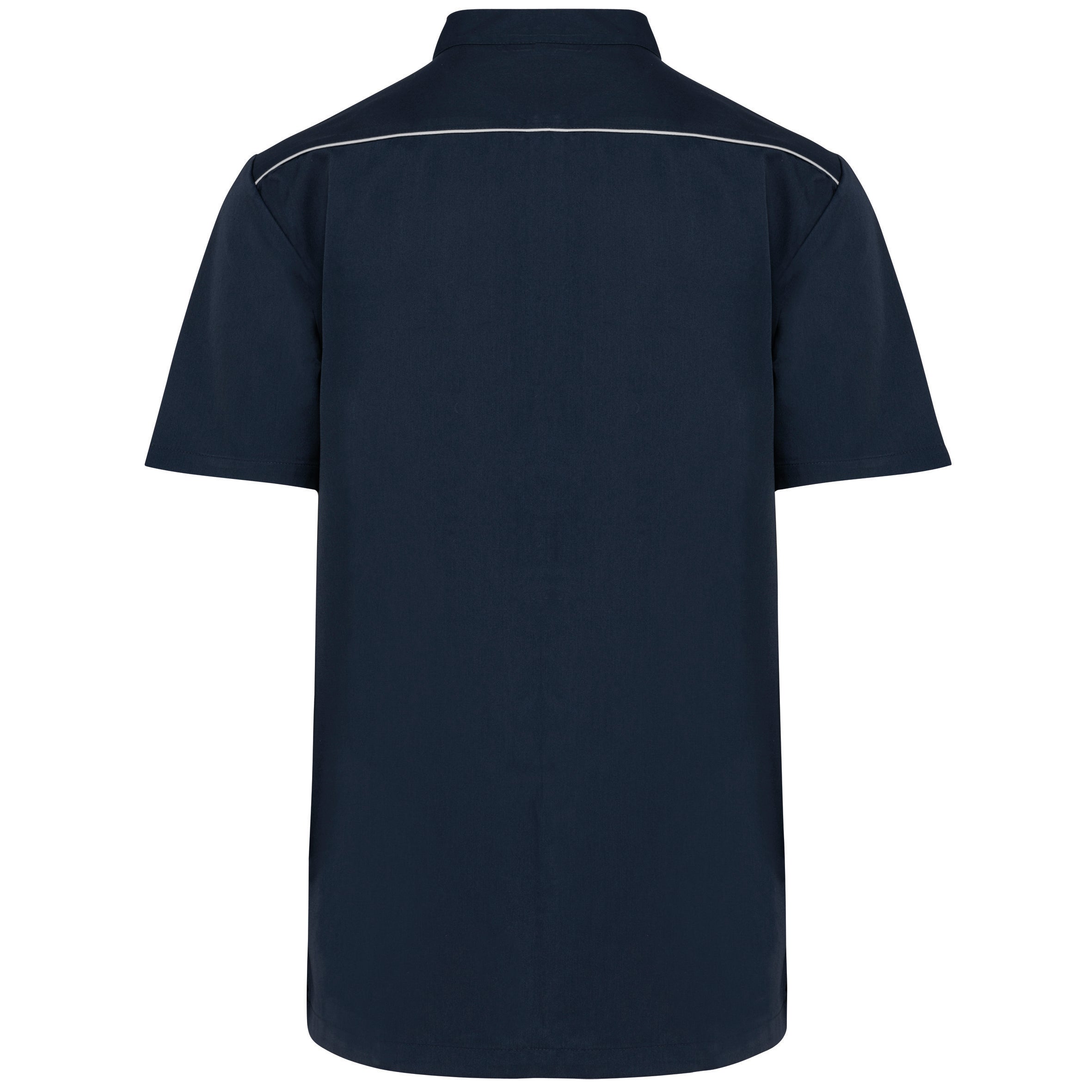 Bata poliéster/algodão com molas de pressão de homem