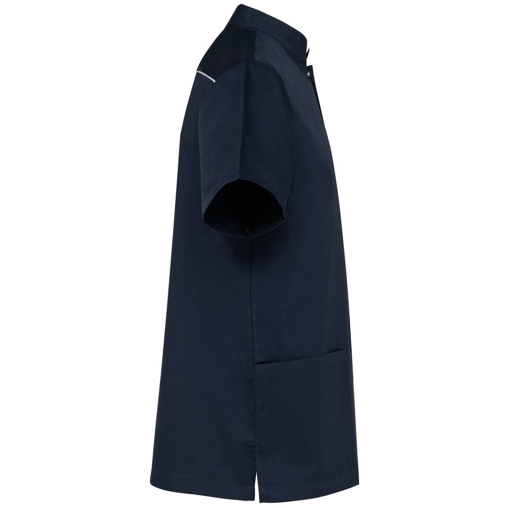 Bata poliéster/algodão com molas de pressão de homem
