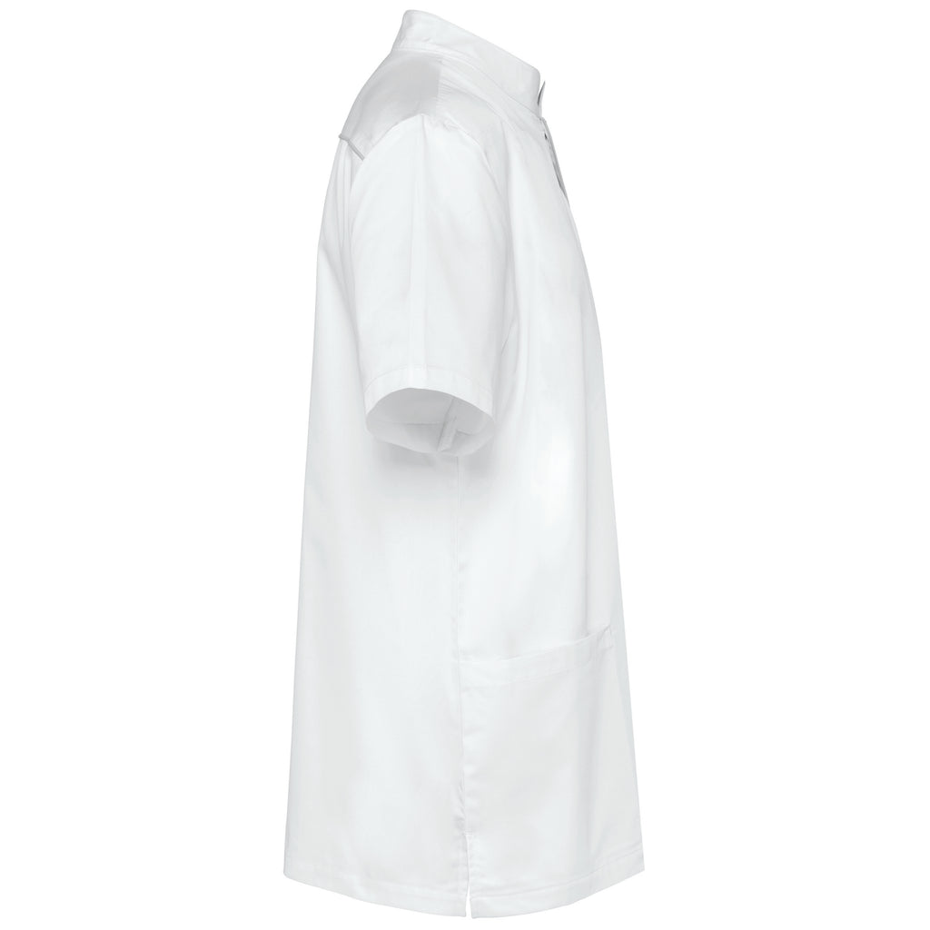 Bata poliéster/algodão com molas de pressão de homem