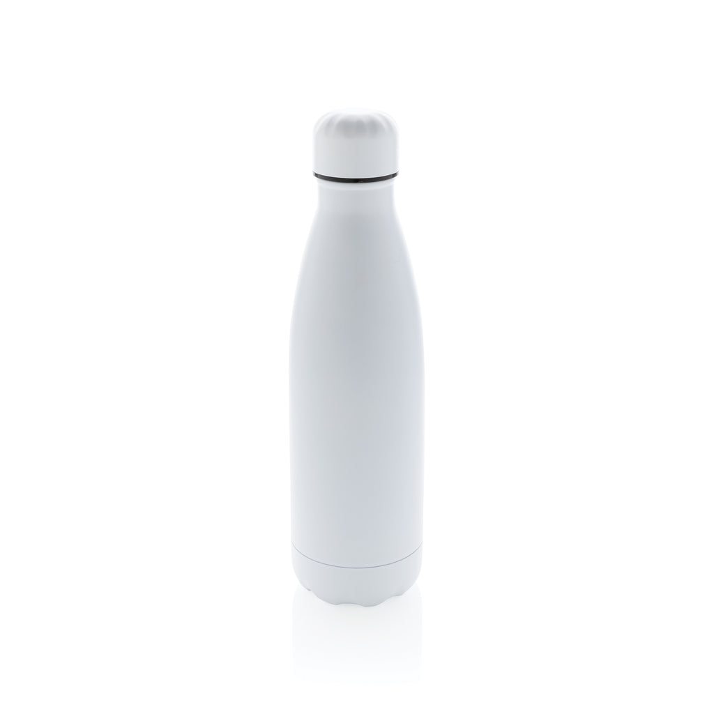 Garrafa de aço inoxidável a vácuo de cor sólida, 500 ml