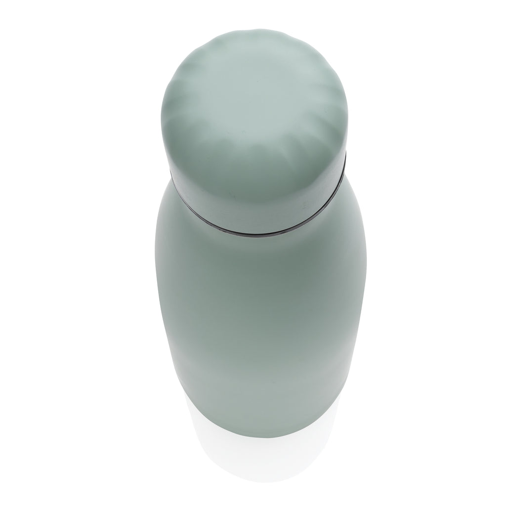 Garrafa de aço inoxidável a vácuo de cor sólida, 500 ml