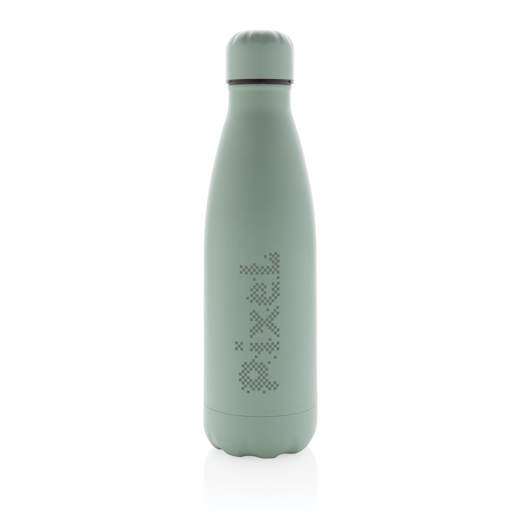 Garrafa de aço inoxidável a vácuo de cor sólida, 500 ml