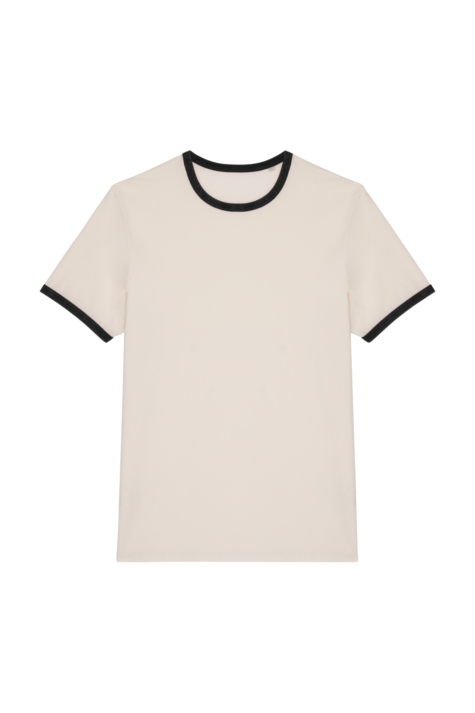 T-shirt ringer eco-responsável com contrastes e aspecto lavado de homem