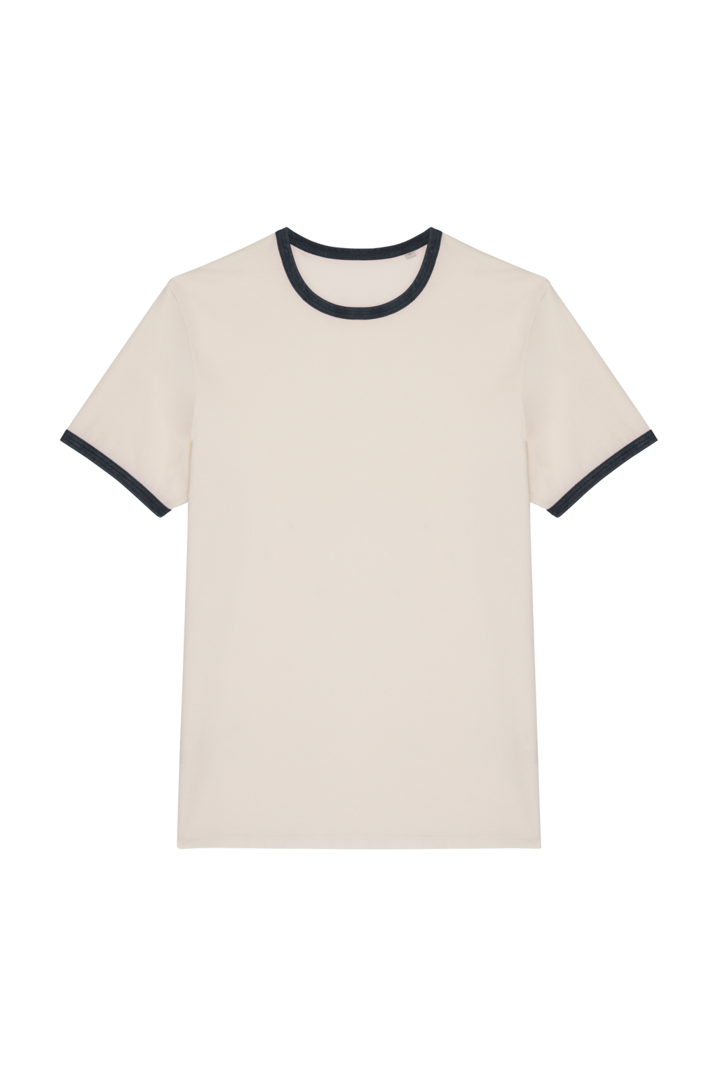 T-shirt ringer eco-responsável com contrastes e aspecto lavado de homem