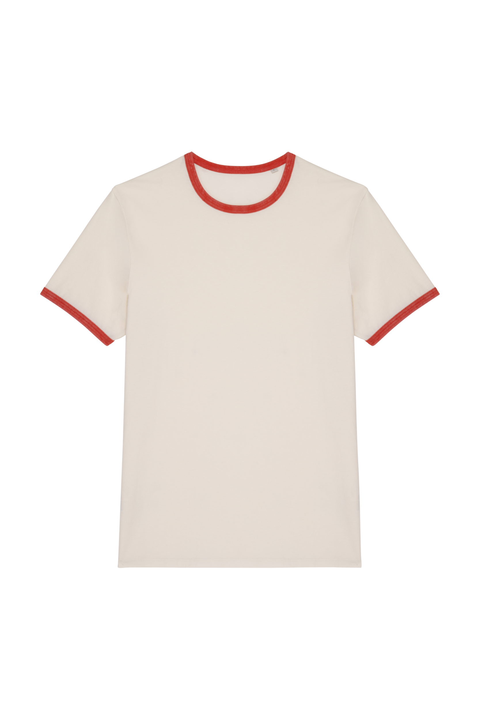 T-shirt ringer eco-responsável com contrastes e aspecto lavado de homem