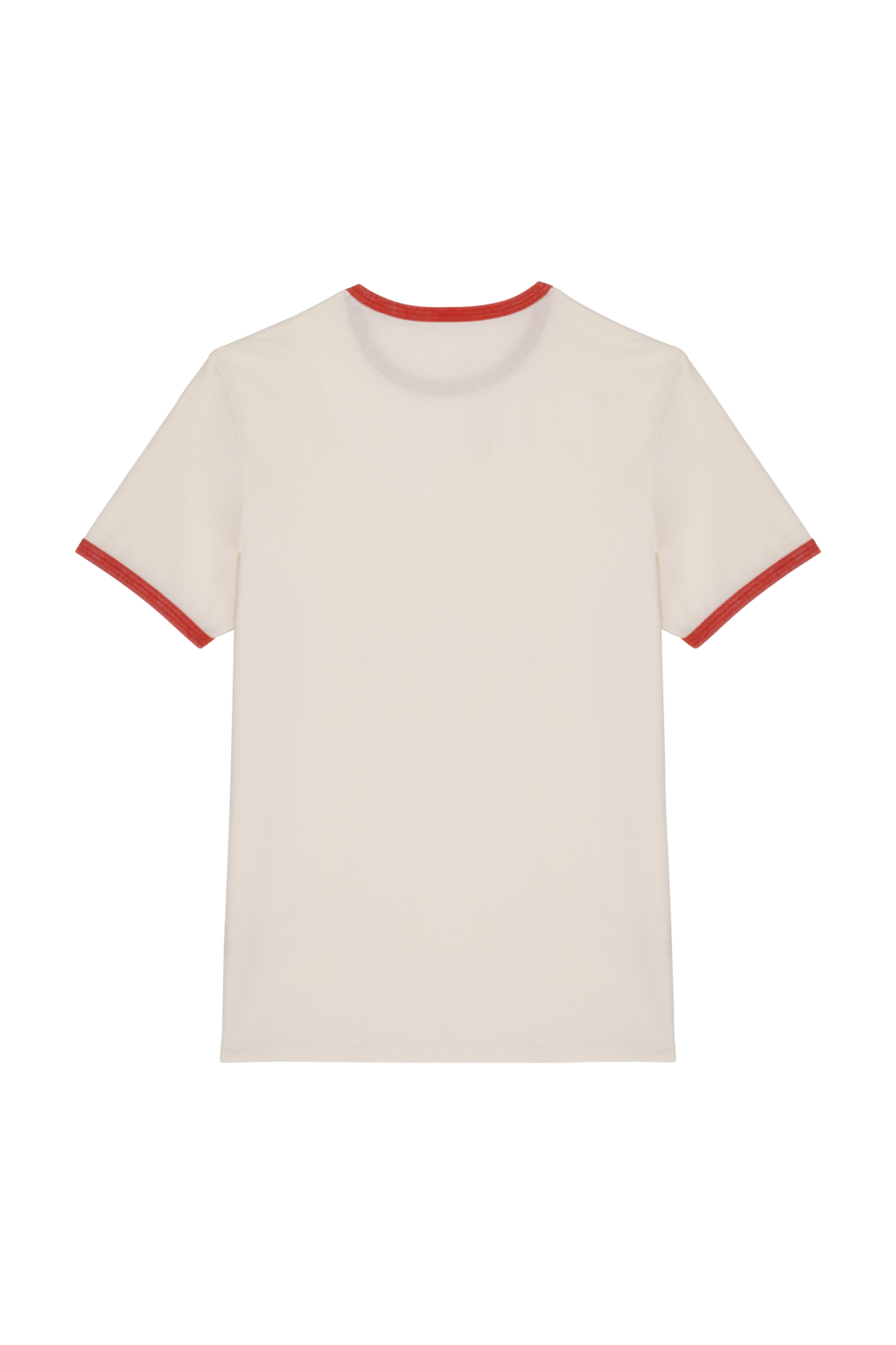T-shirt ringer eco-responsável com contrastes e aspecto lavado de homem