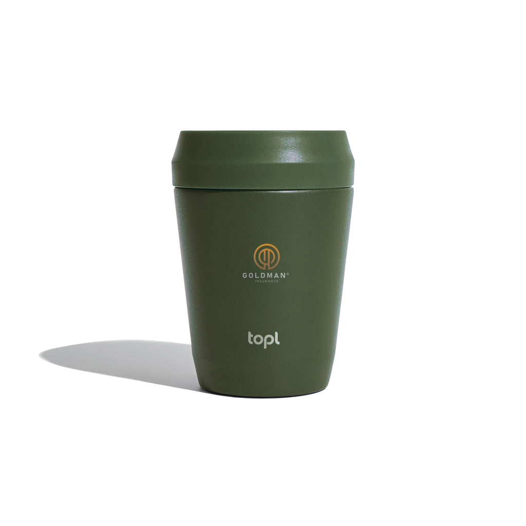 Copo térmico de aço reciclado, 235ml