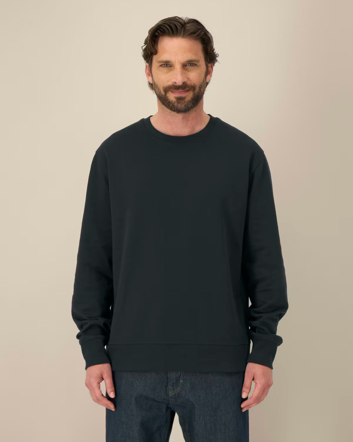 Sweatshirt Thinker unissexo em algodão reciclado