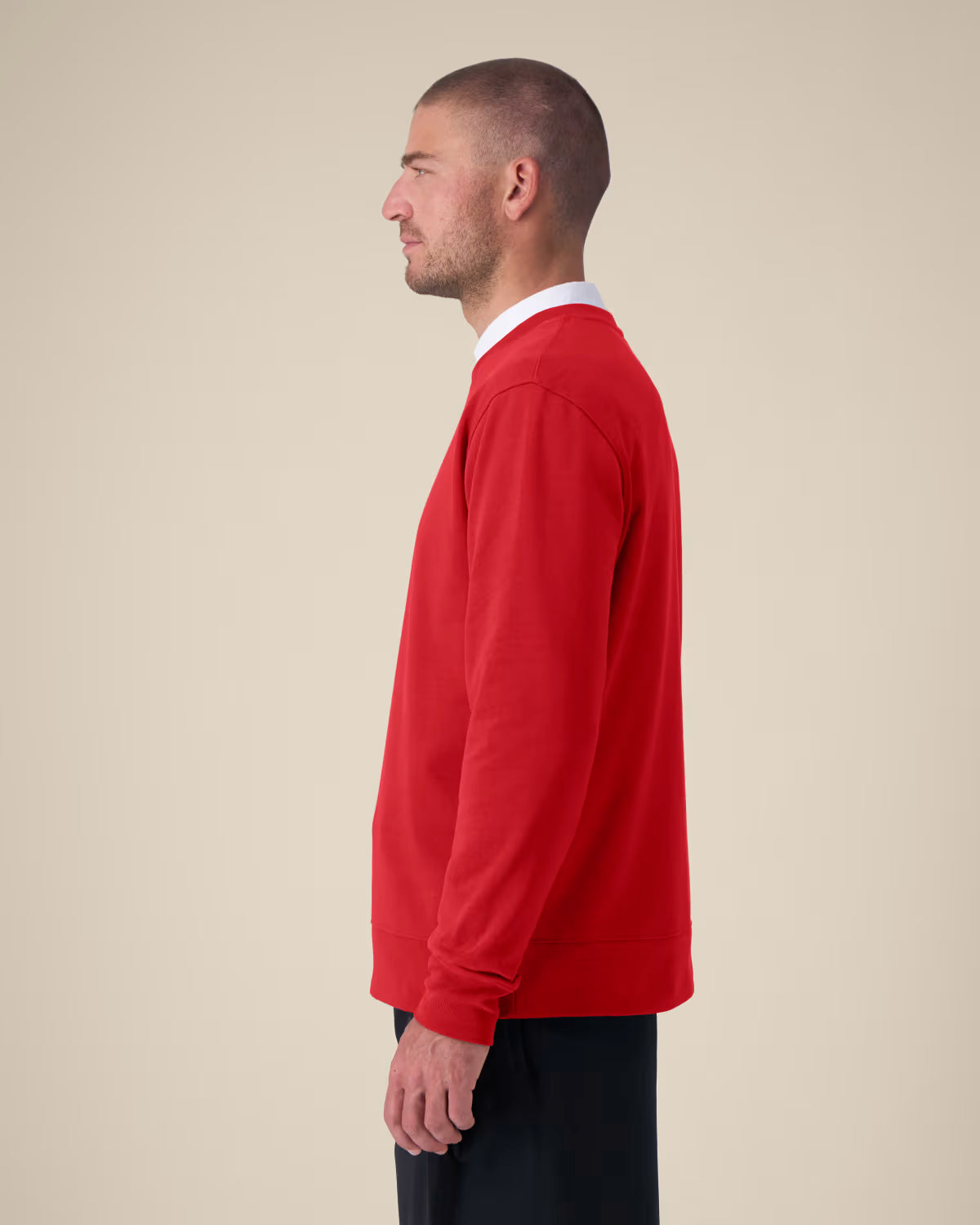 Sweatshirt Thinker unissexo em algodão reciclado