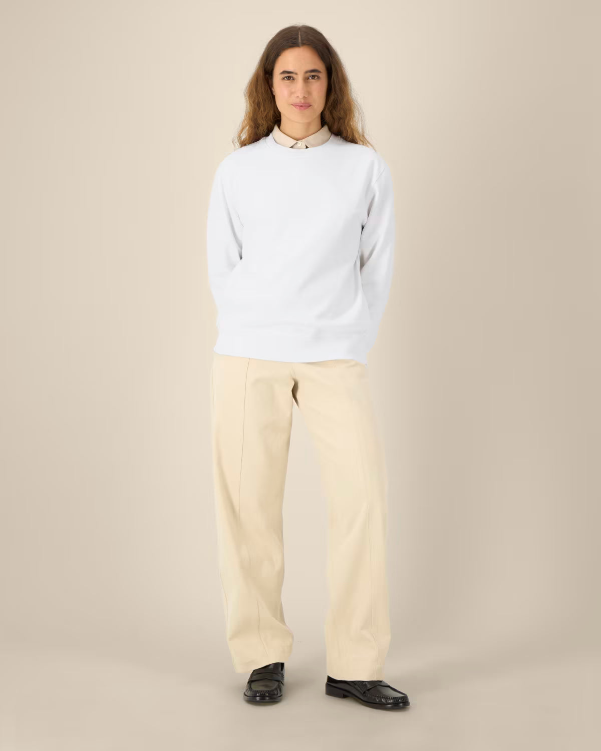 Sweatshirt Thinker unissexo em algodão reciclado